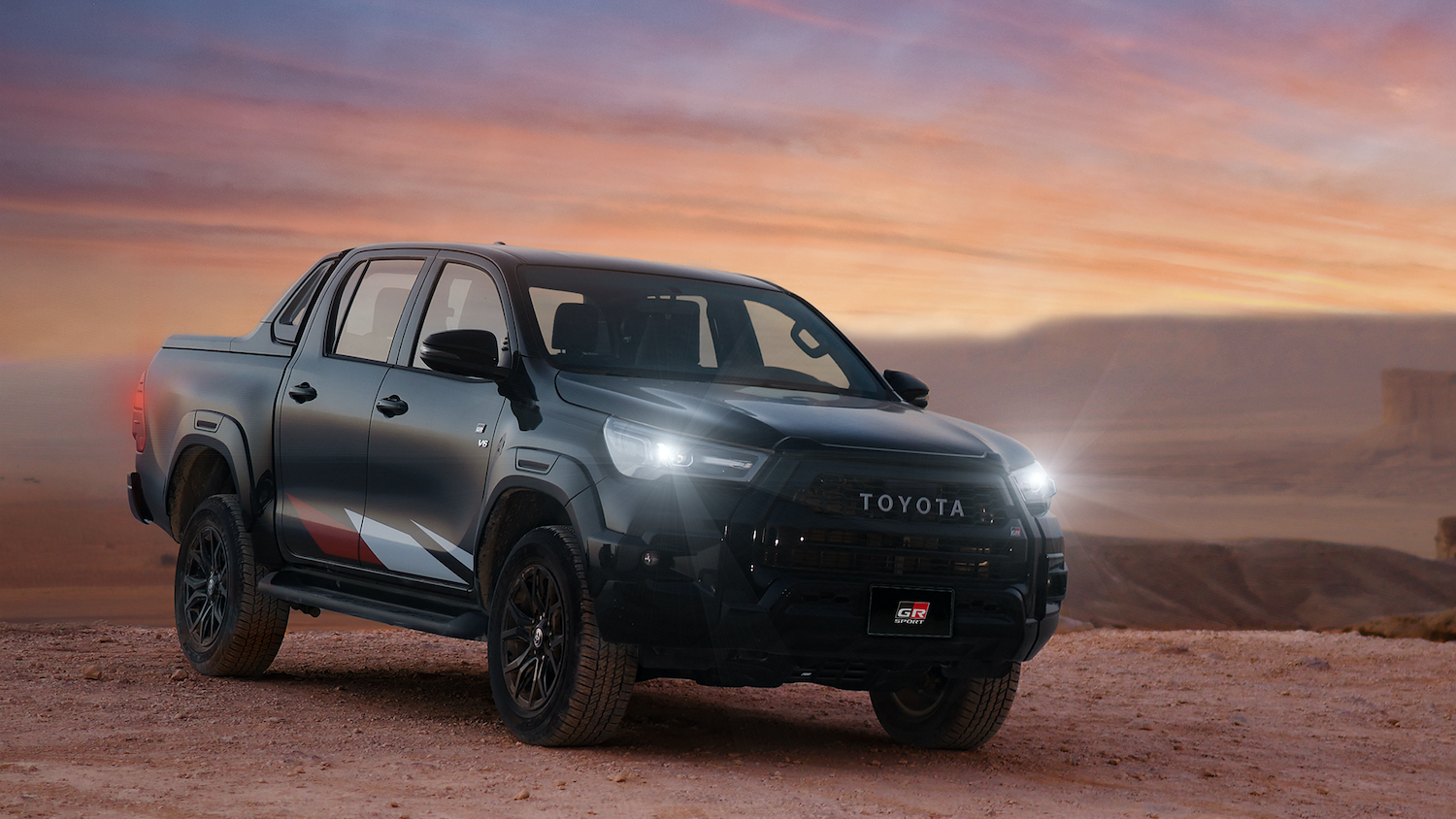 The new GR Sport Toyota Hilux