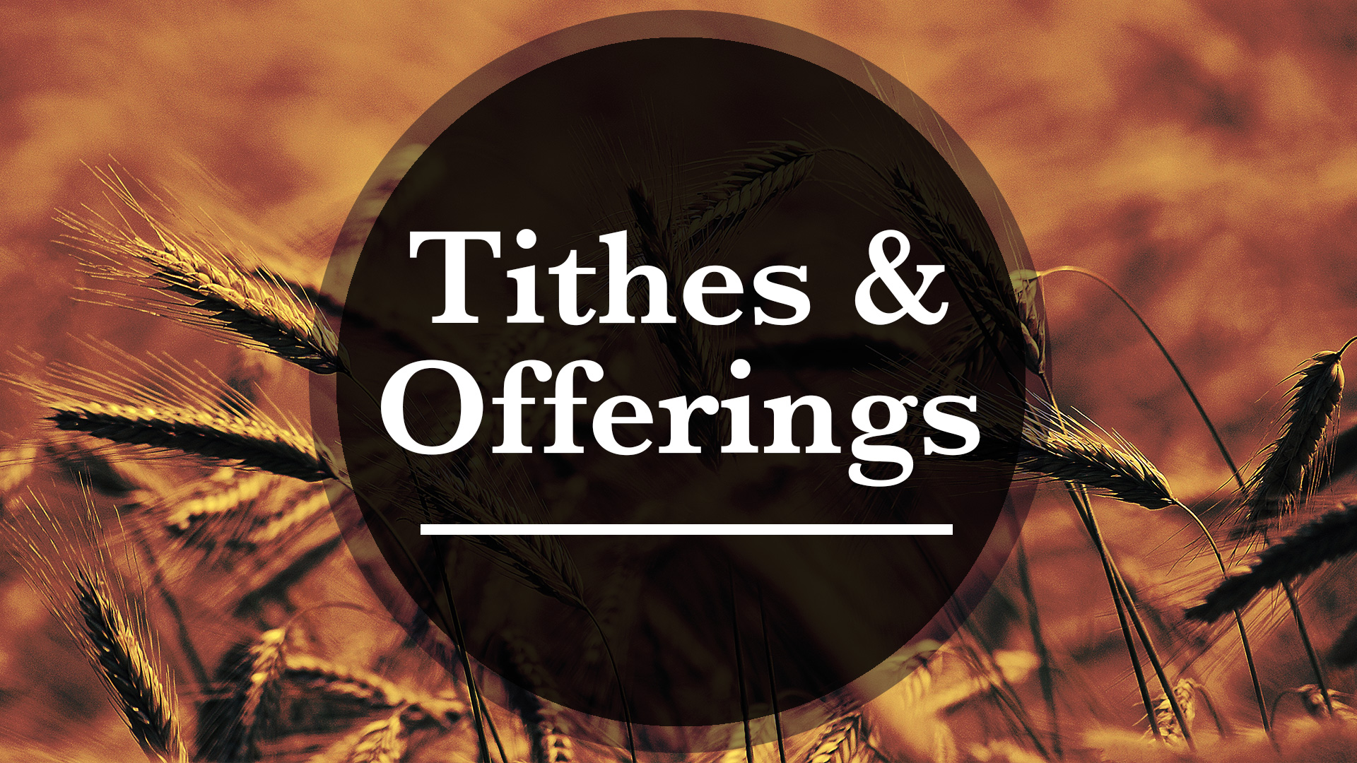 Church Preaching Slide: Tithes and Offerings