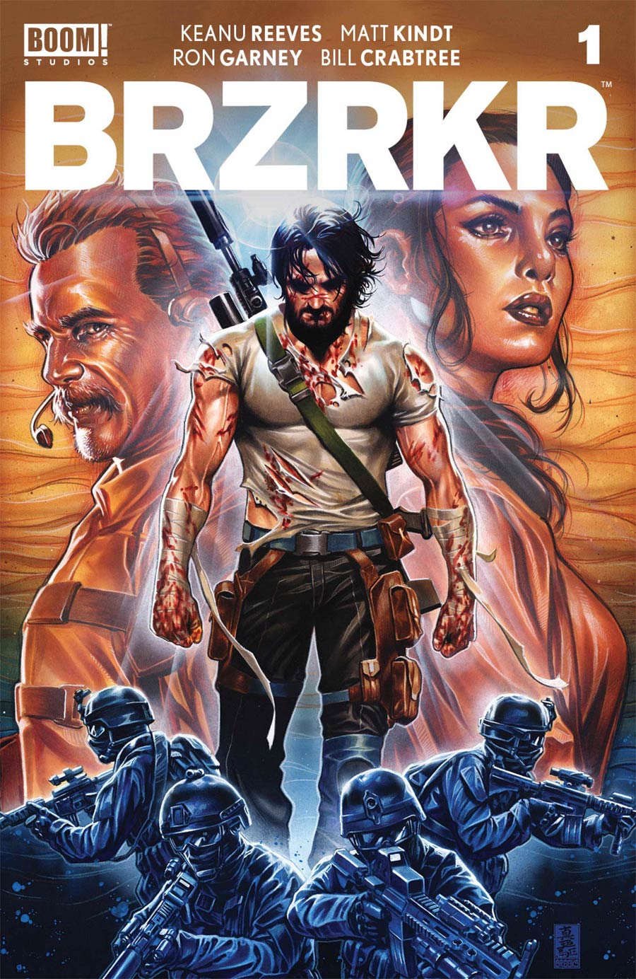 BRZRKR (Berzerker) Cover D Variant Mark Brooks Foil Cover