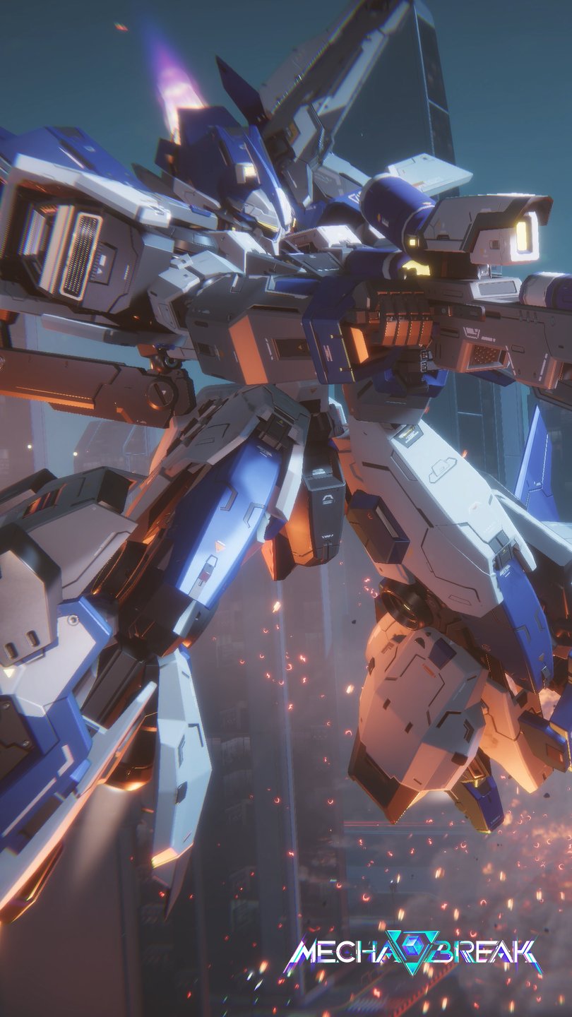 Mecha BREAK you love to snipe from afar?Well set your sights on our latest sniper class wallpaper, AQUILA!