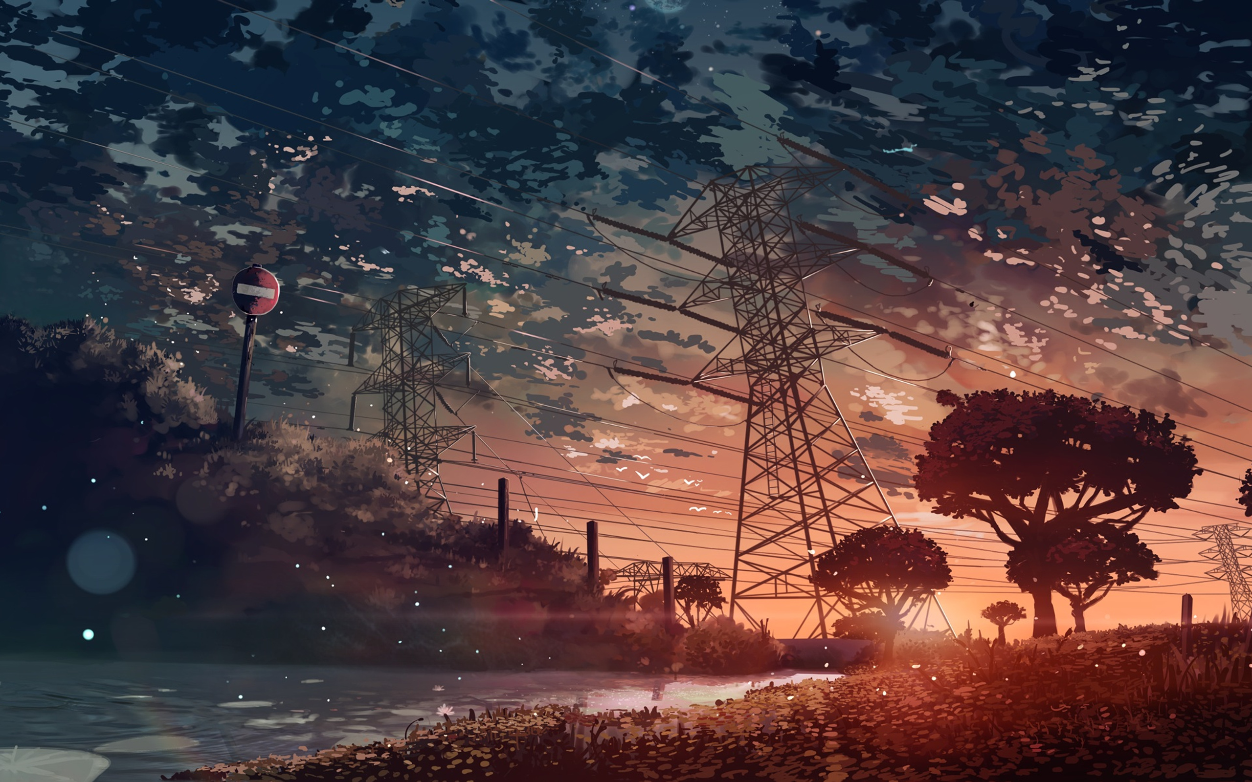 Anime Landscape Wallpaper, 2560x1600 Resolution HD 4k Wallpaper, Image, Background, Photos and Picture