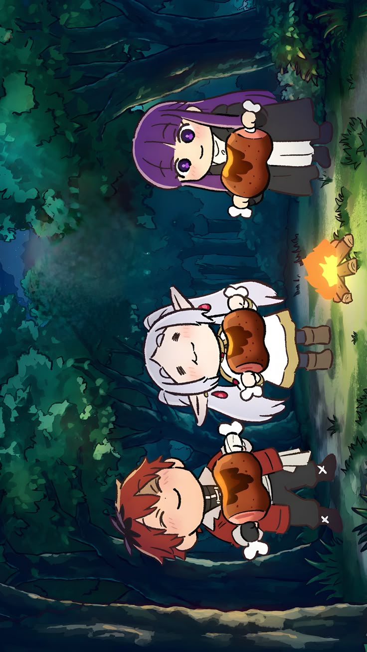 Stark, Fern and Frieren