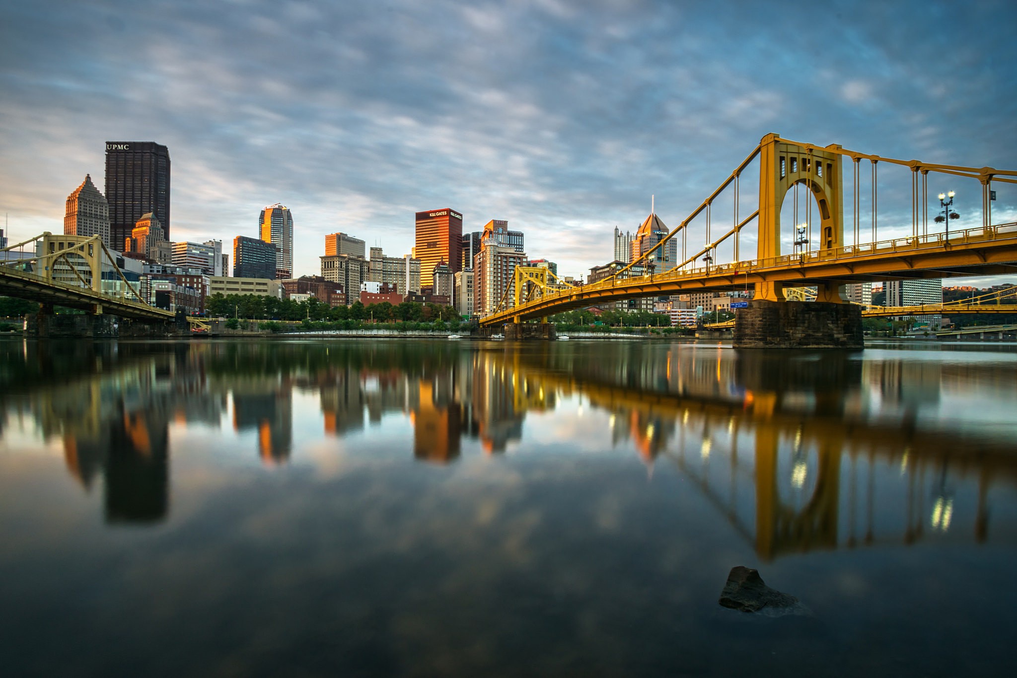 Wallpaper river, Pittsburgh, North Shore for mobile and desktop, section город, resolution 2048x1365