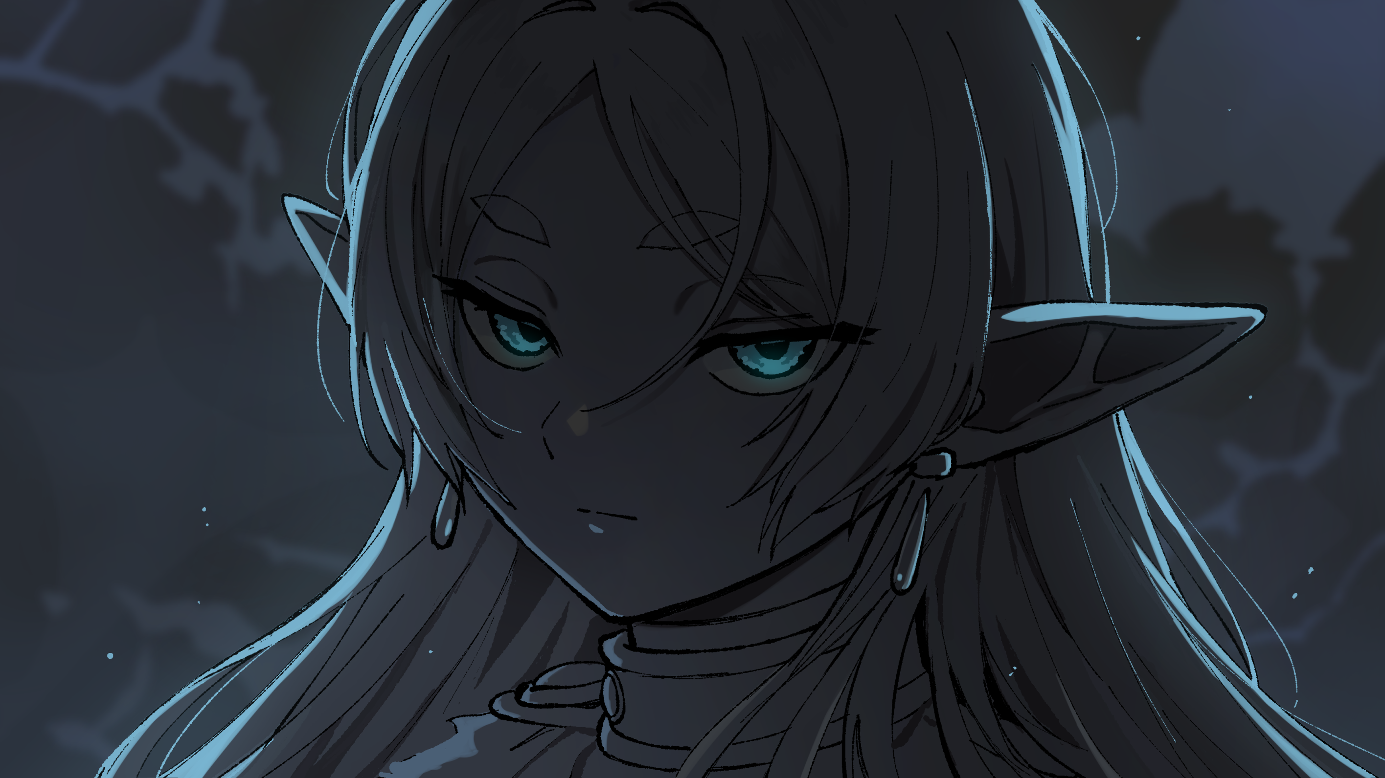 did a Frieren screenshot redraw!