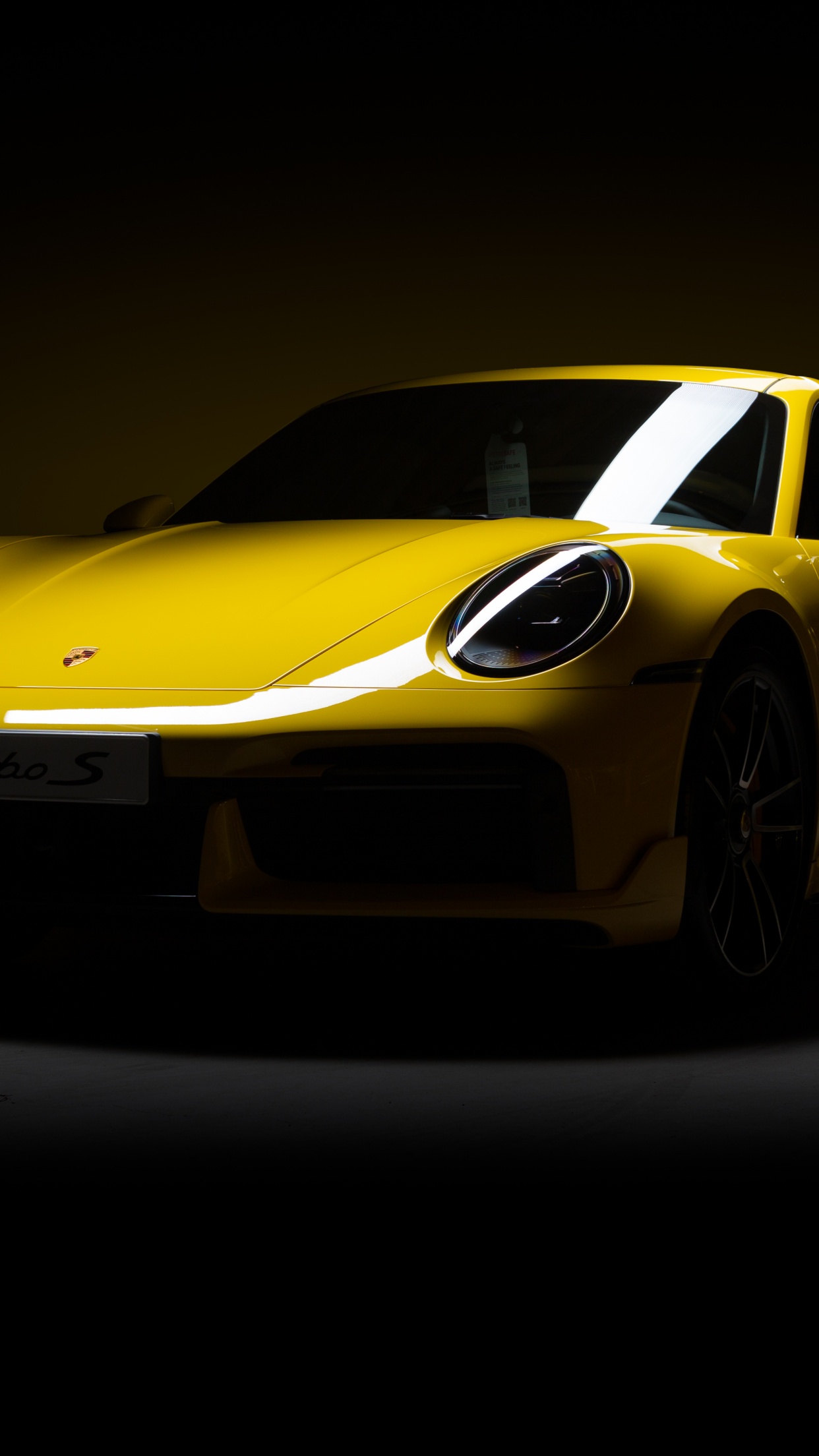 Porsche 911 Turbo S Wallpaper 4K, CGI, Dark background