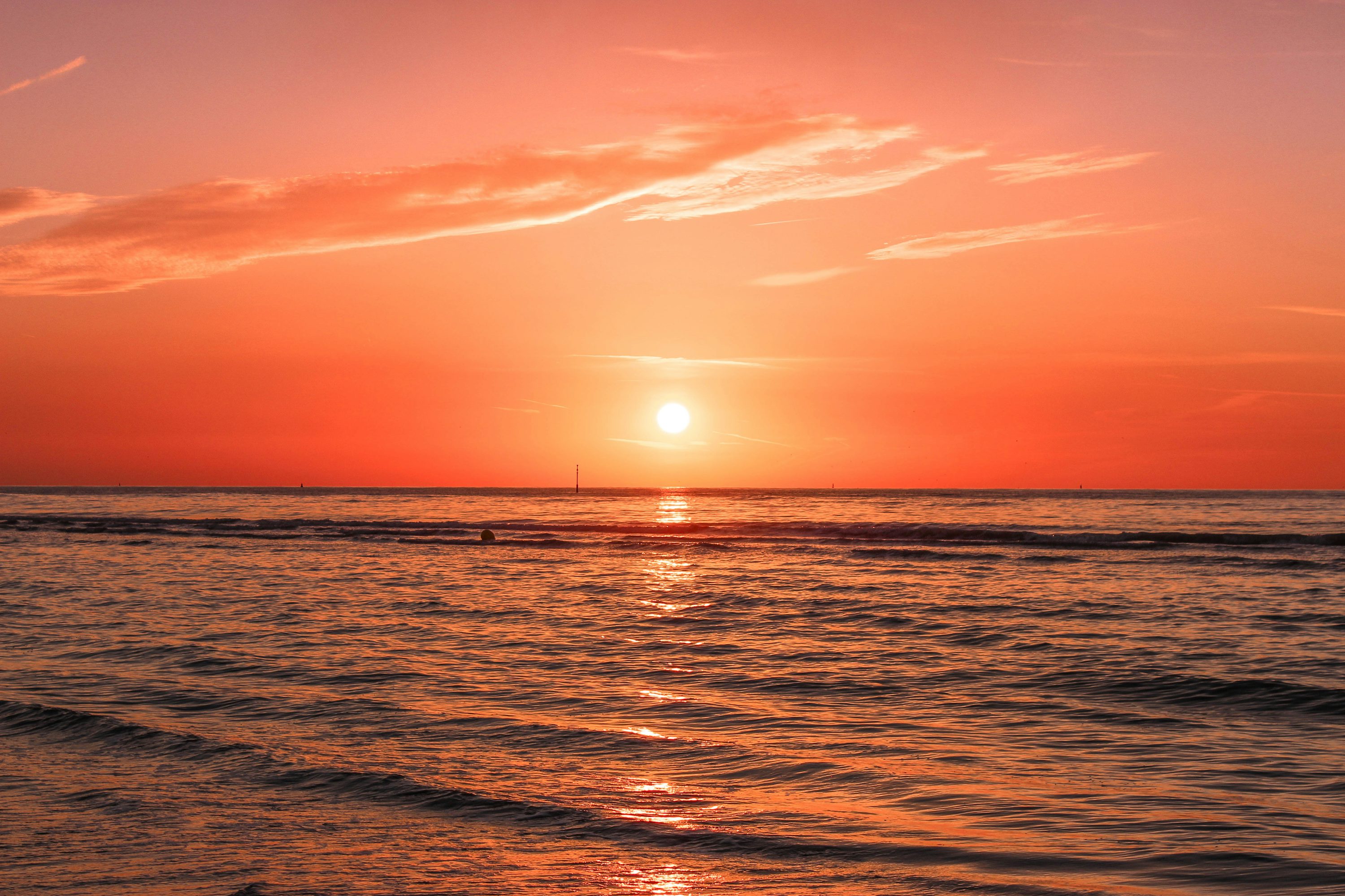 Breathtaking Sunset Ocean Picture [Stunning!]. Download Free Image
