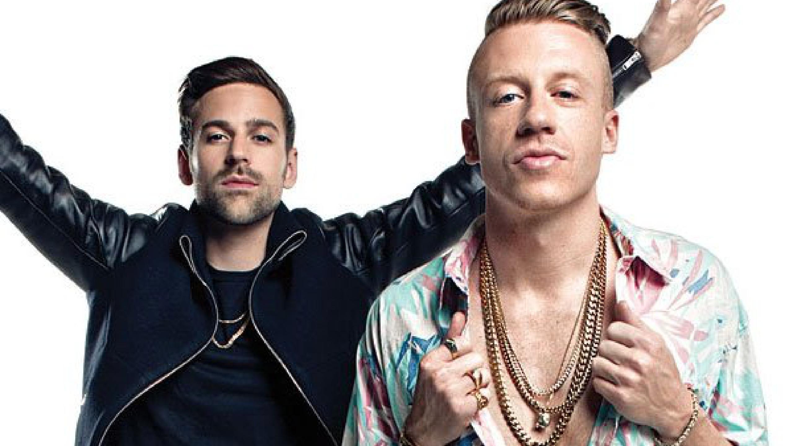 Macklemore and Ryan Lewis look like Toby and Ryan's kids got together and made a rap album