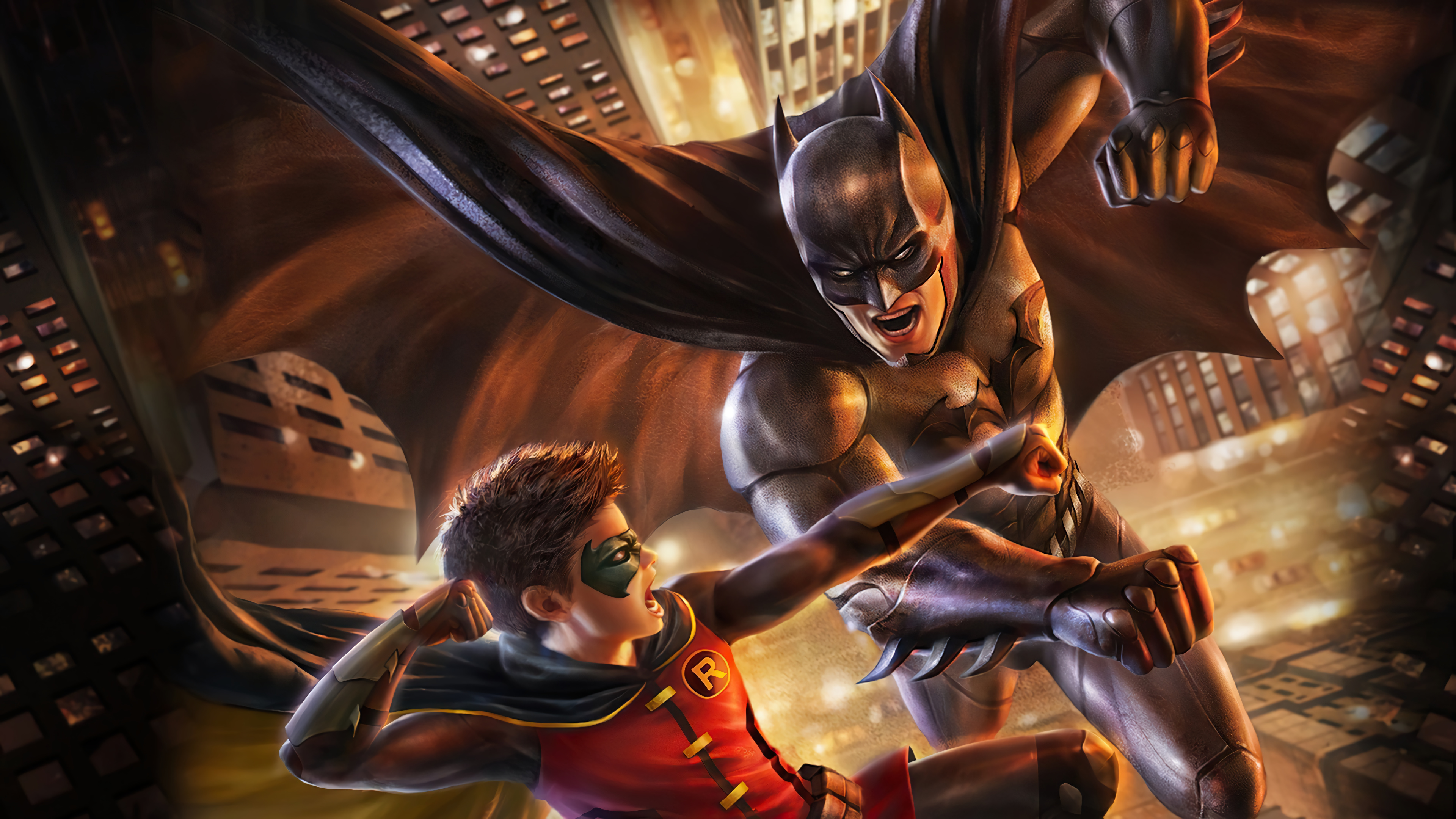 Download Damian Wayne Robin (DC Comics) Batman Movie Batman Vs. Robin 4k Ultra HD Wallpaper