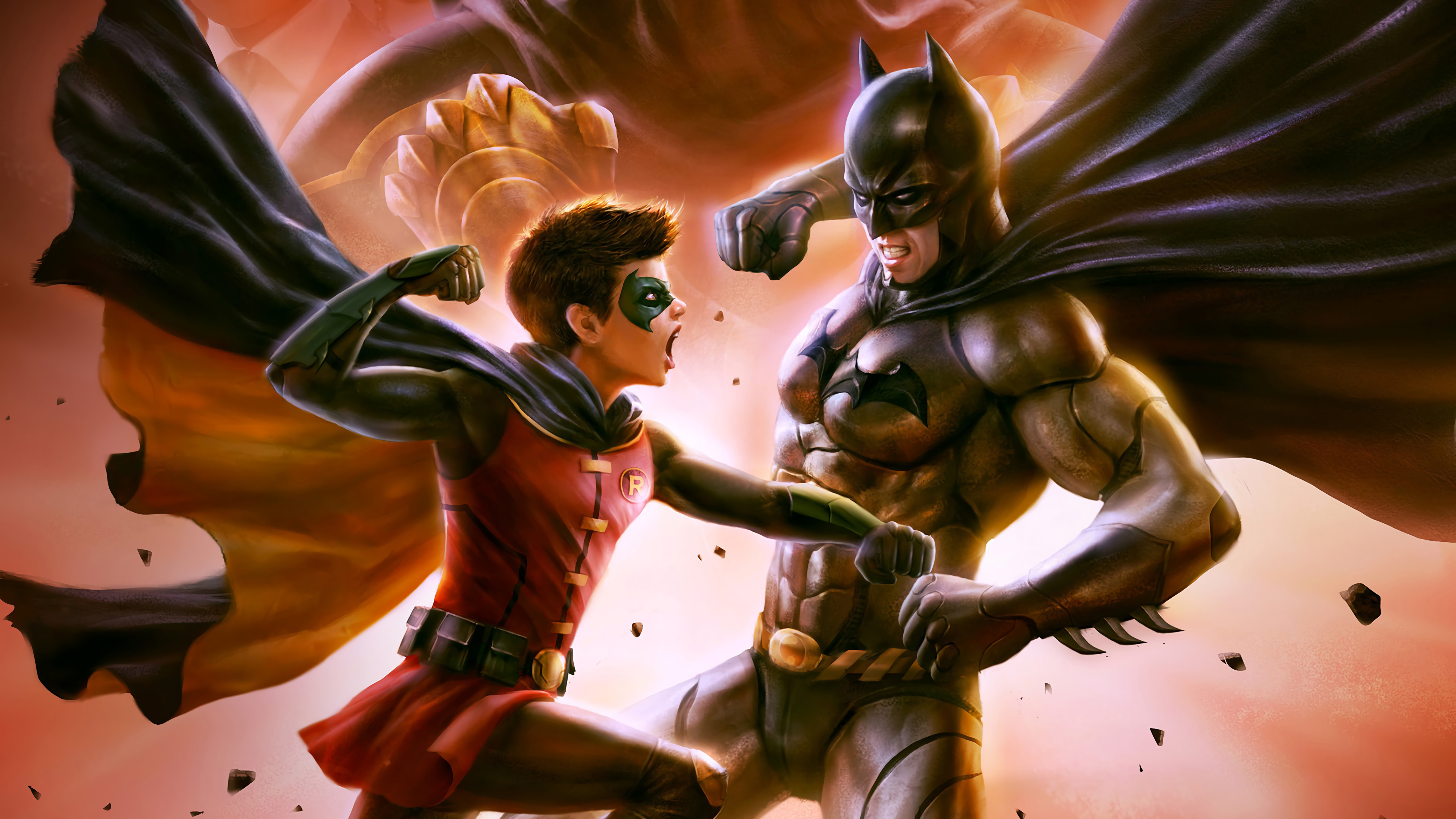 Download Damian Wayne DC Comics Robin (DC Comics) Batman Movie Batman Vs. Robin 4k Ultra HD Wallpaper