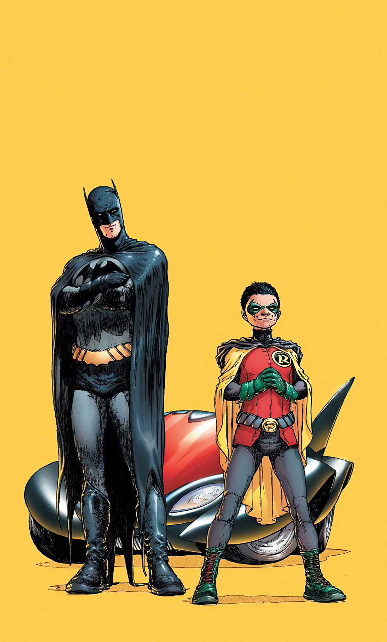 Batman And Robin Damian Wayne iPhone , HD 4k Wallpaper, Image, Background, Photos and Picture