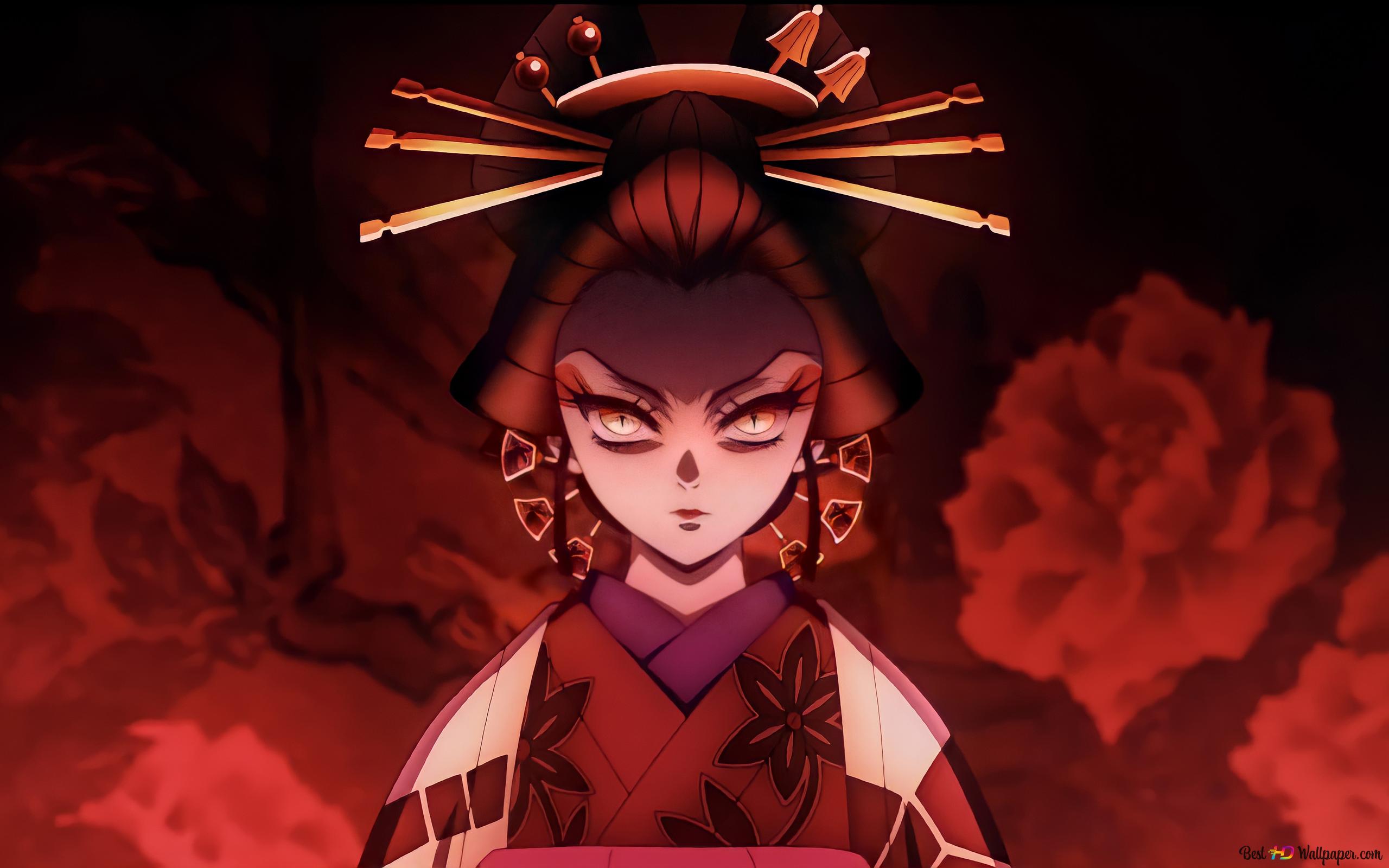 Daki Slayer: Kimetsu no Yaiba 4K wallpaper download