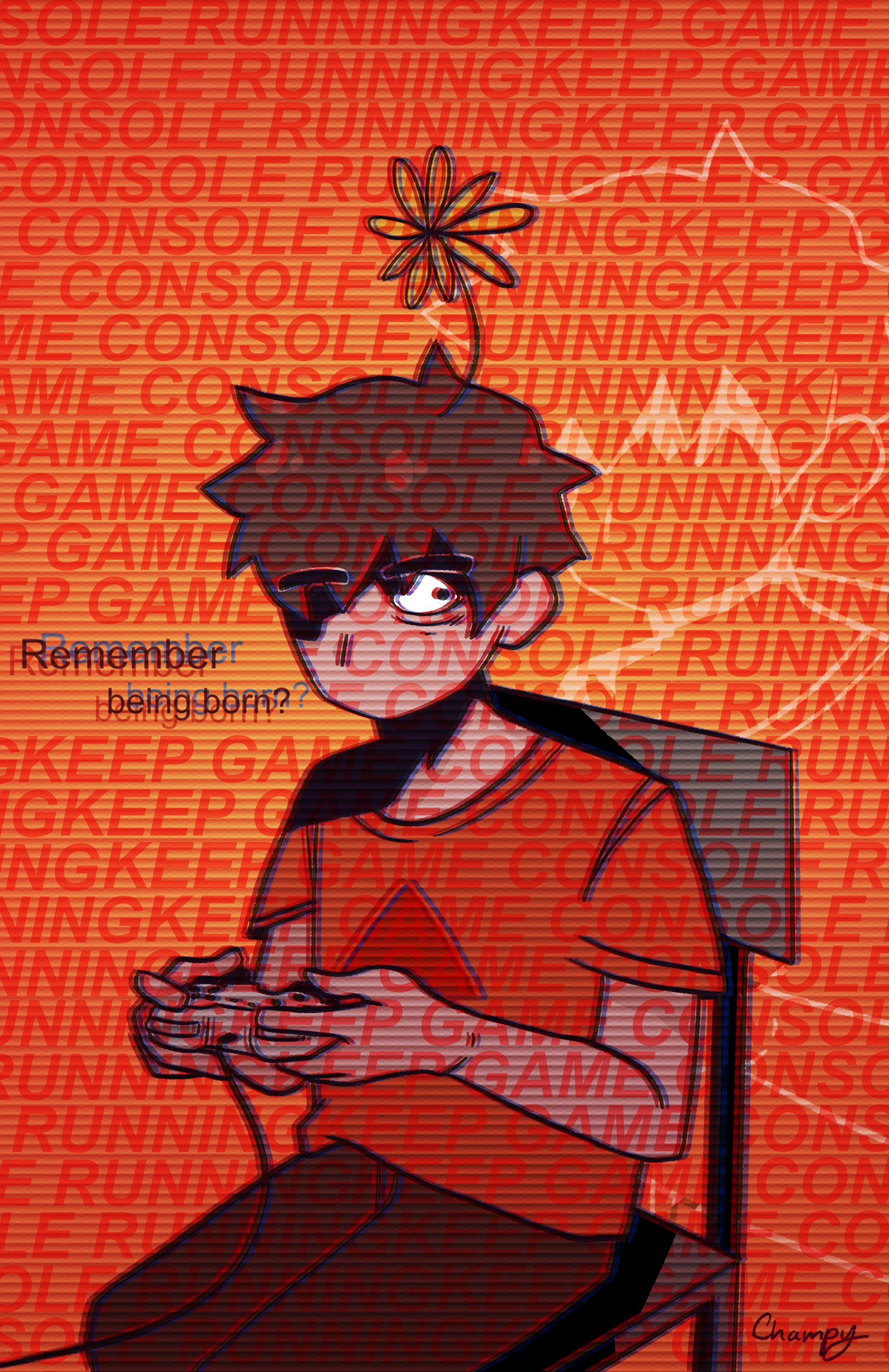 champy fanart (experimenting with my style also)