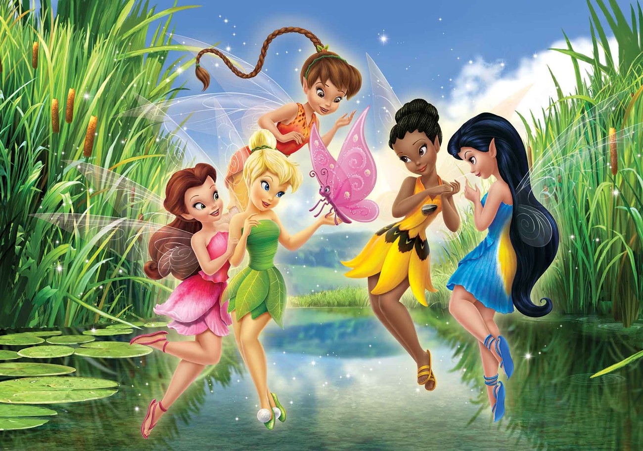 Disney Fairies Rosetta Iridessa Fawn Wallpaper Mural