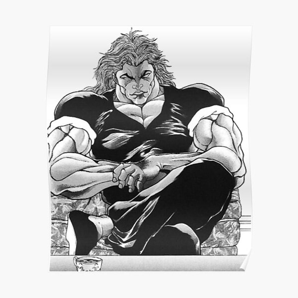 Yujiro Hanma Premium Matte Vertical Poster 8 x 10 sold