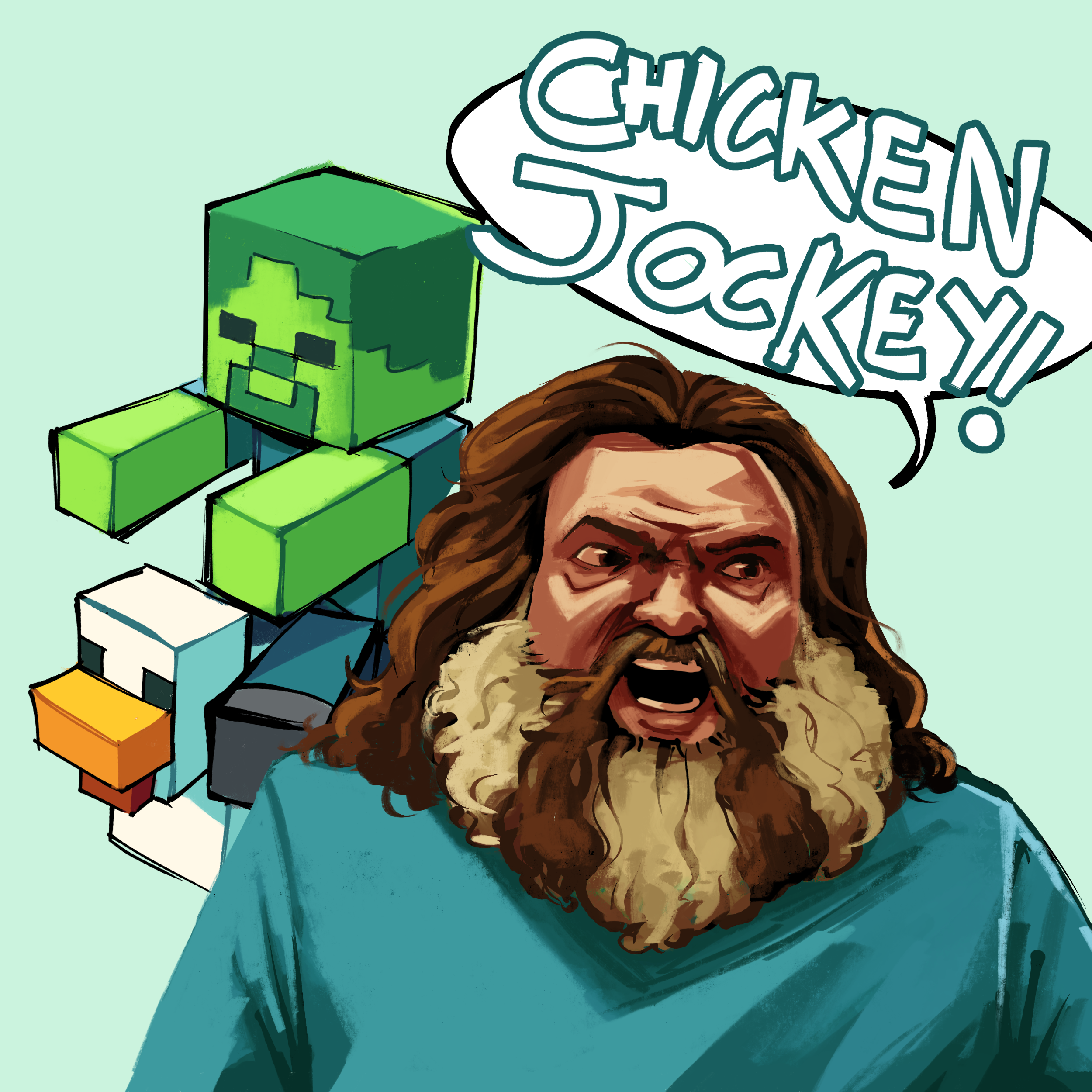 CHICKEN JOCKEY by Softwarecrow on Newgrounds