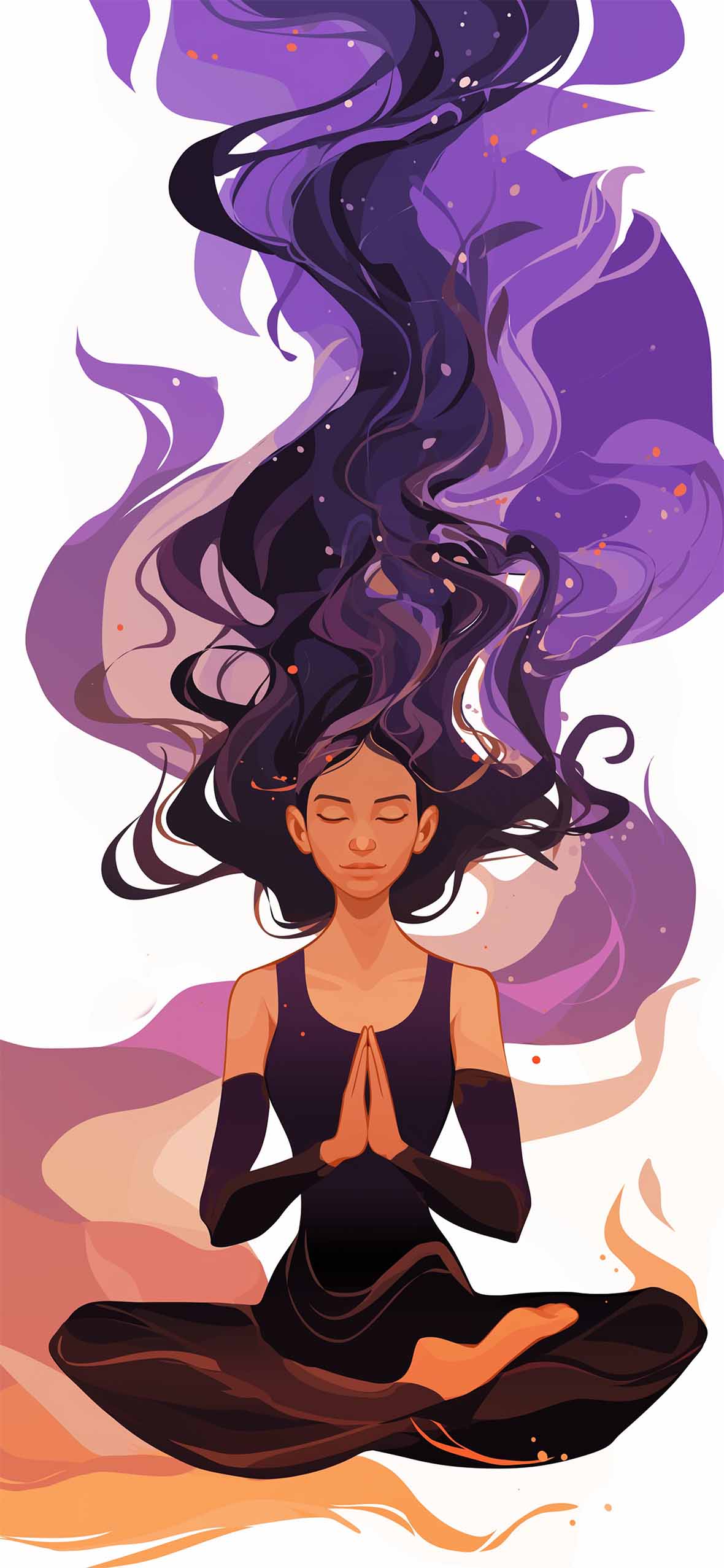 Purple Aura Clipart Wallpaper iPhone Wallpaper