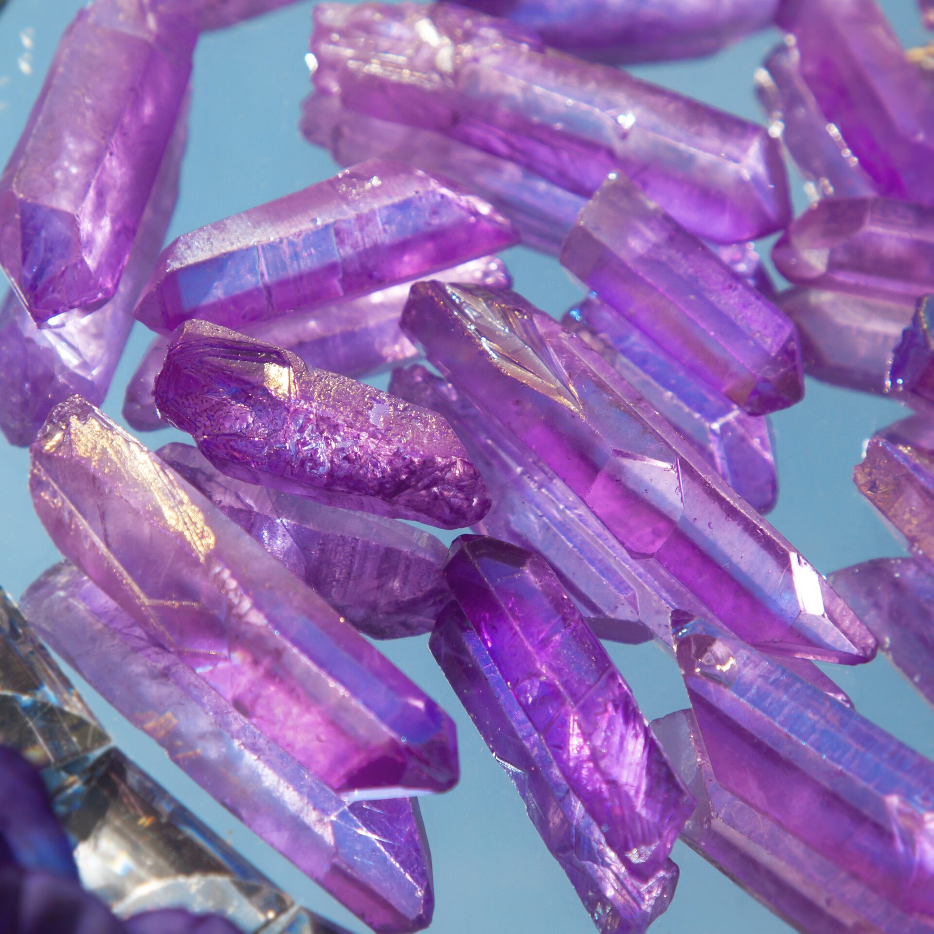 Purple Aura Quartz Point