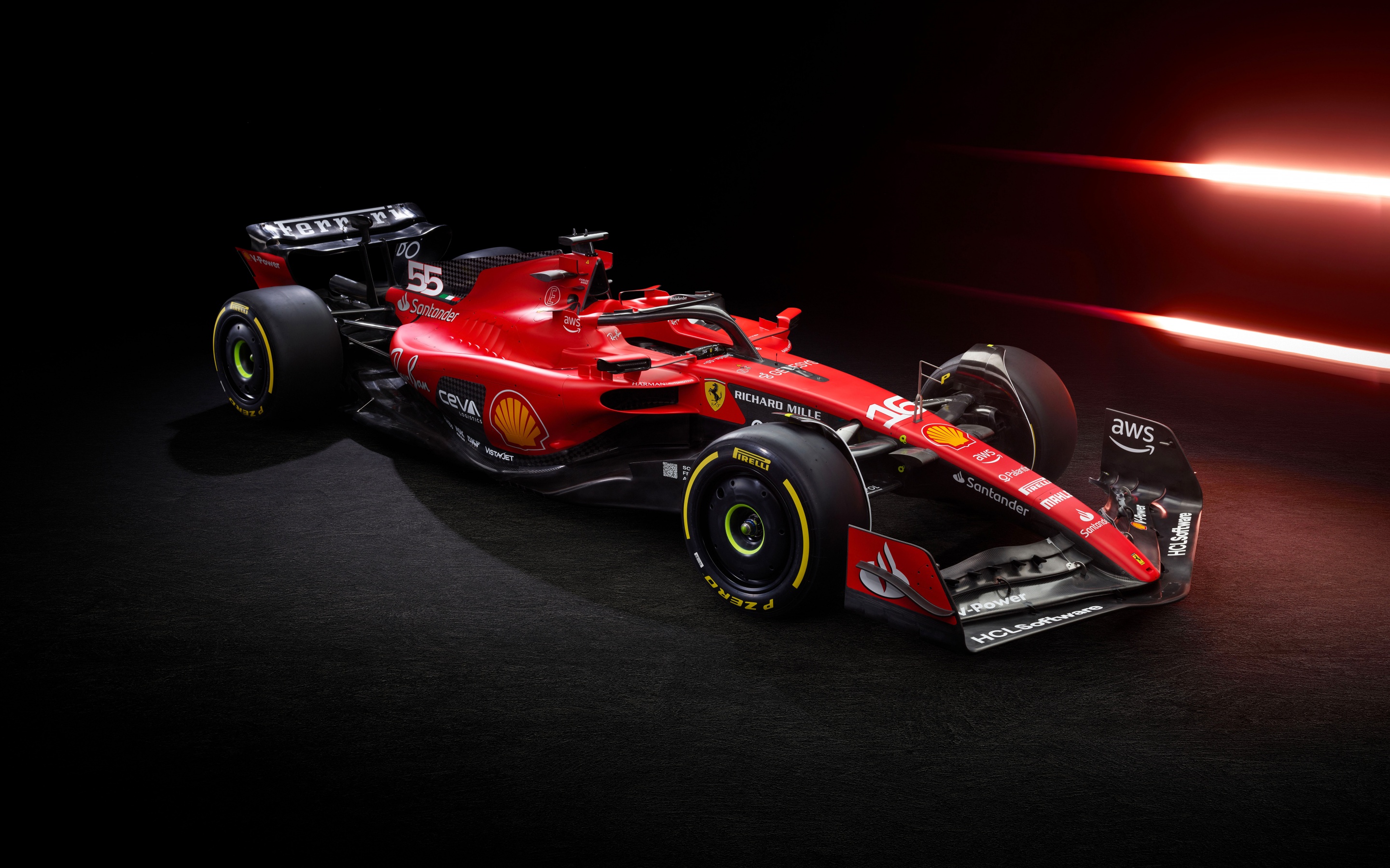 Ferrari SF 23 Wallpaper 4K, Formula One Cars