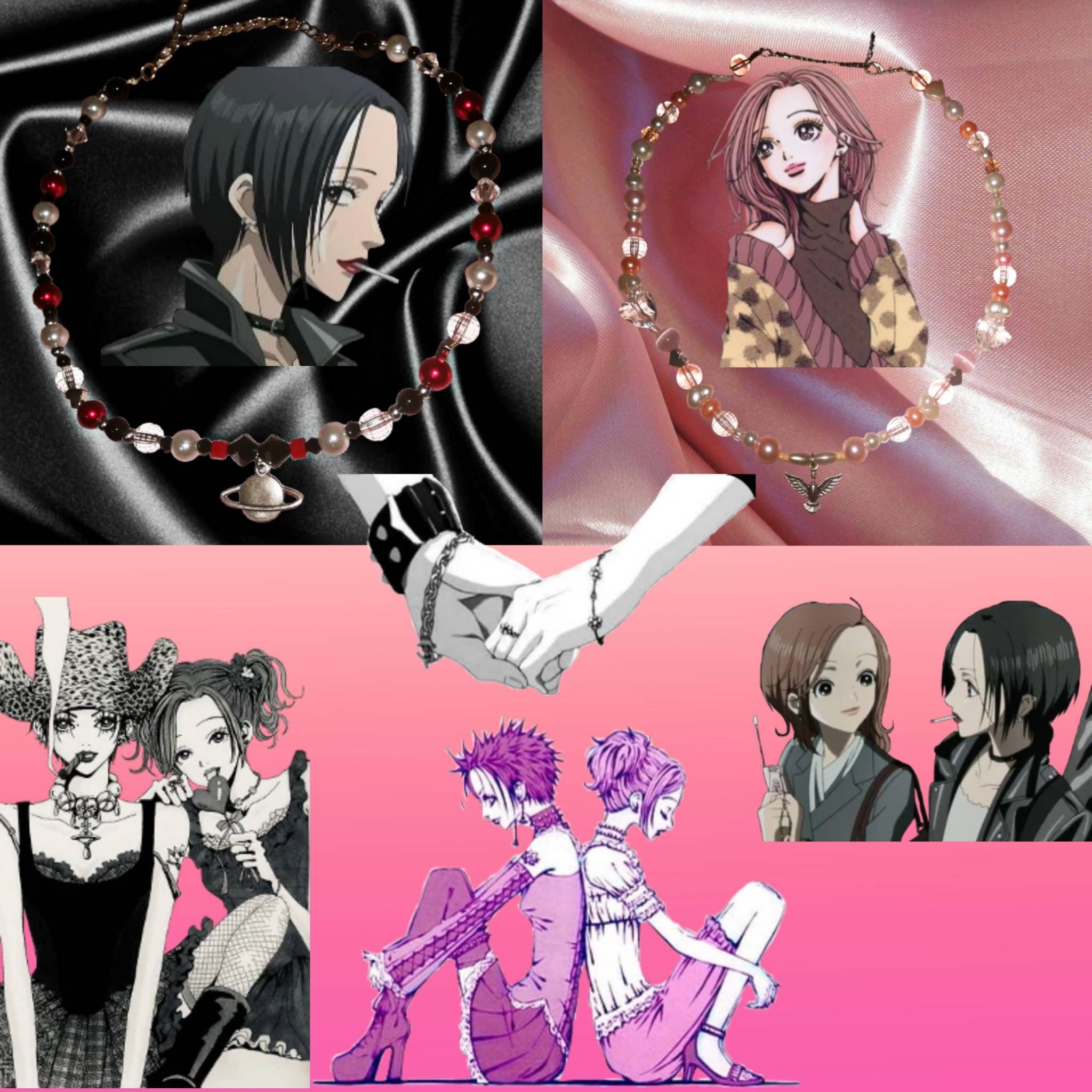 Hachi Inspired Necklace, Nana Komatsu Jewelry, Nana&hachi Inspired Necklaces Hong Kong