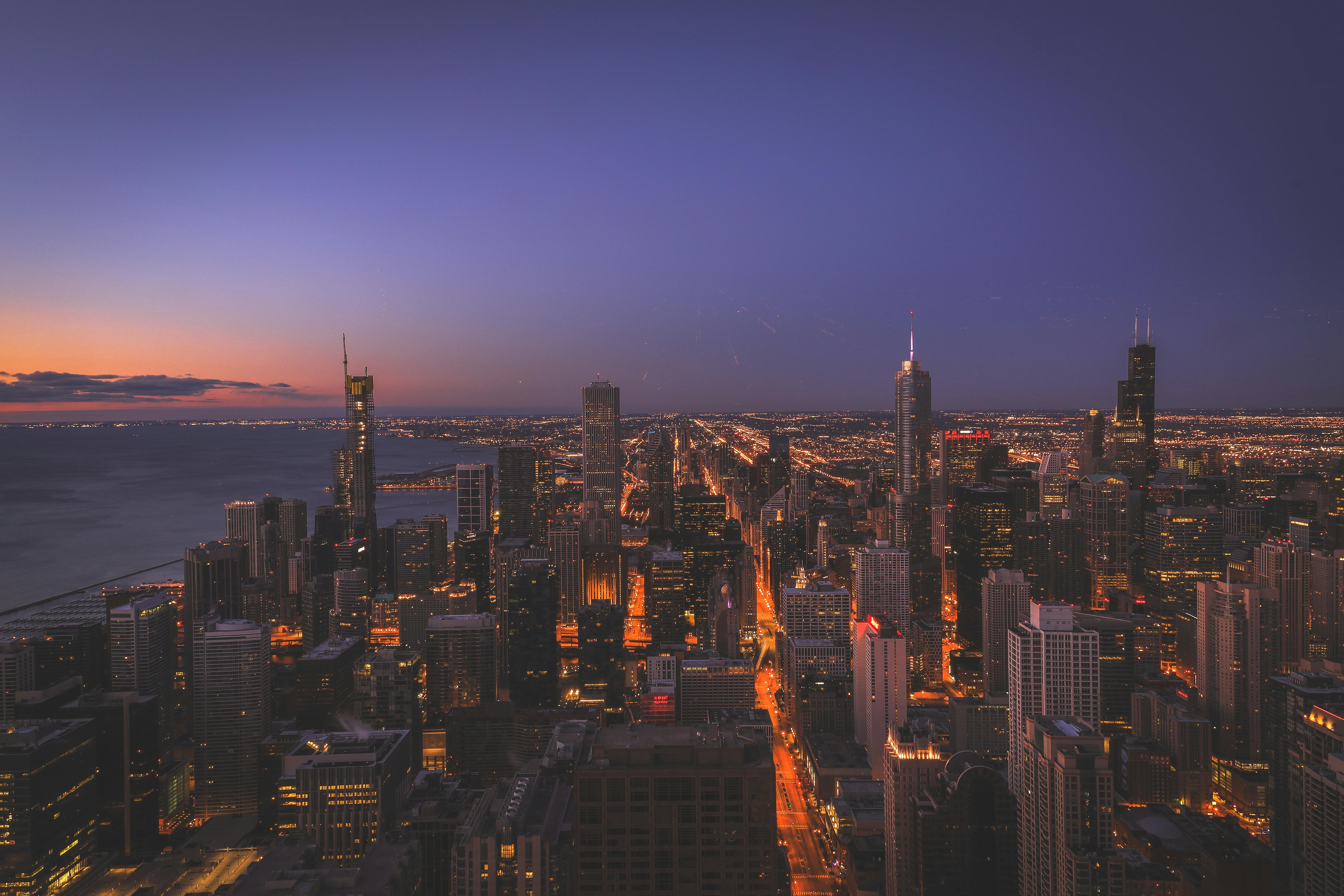 Chicago Night Photo, Download The BEST Free Chicago Night & HD Image