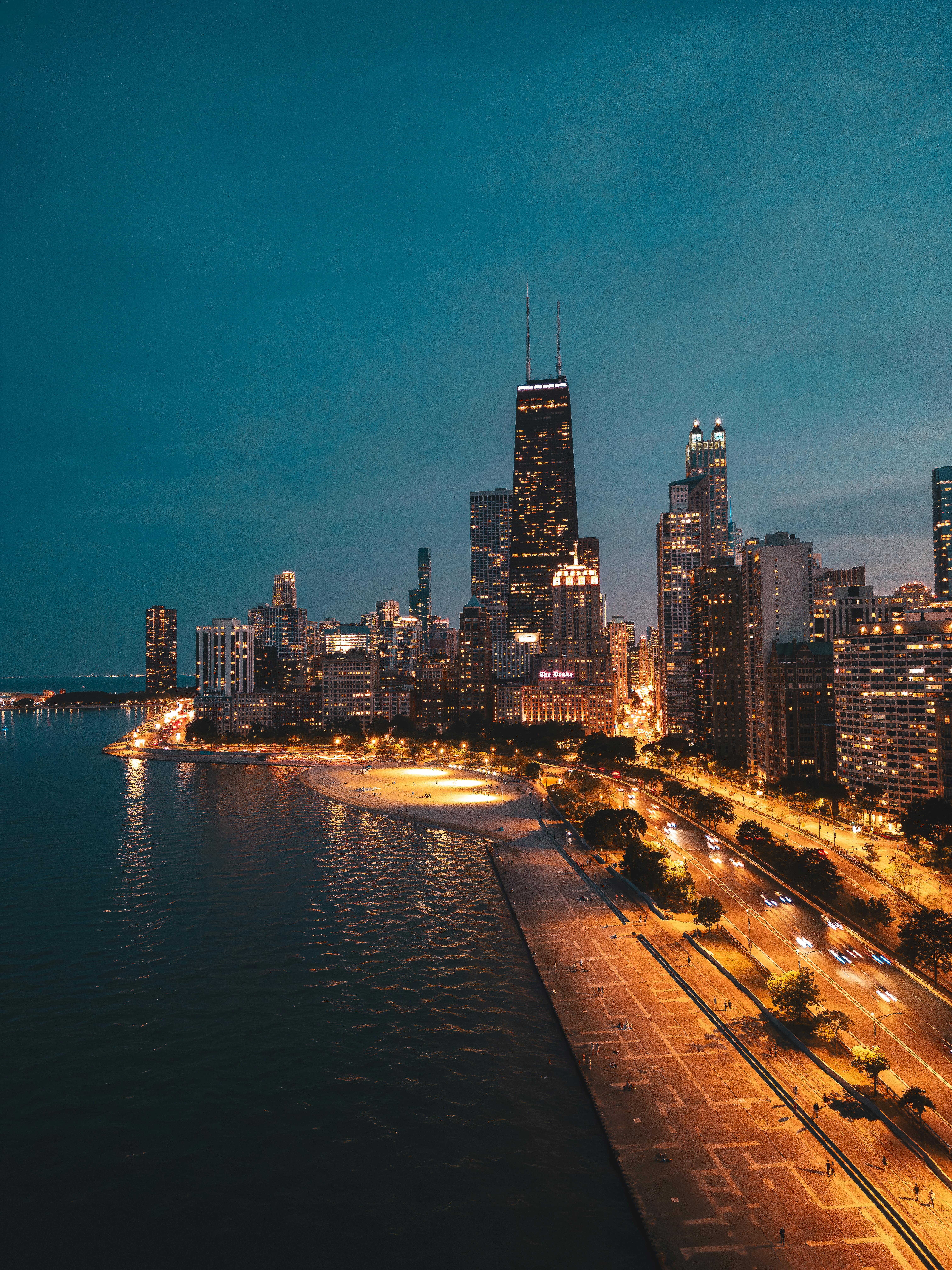 Chicago Night Photo, Download The BEST Free Chicago Night & HD Image