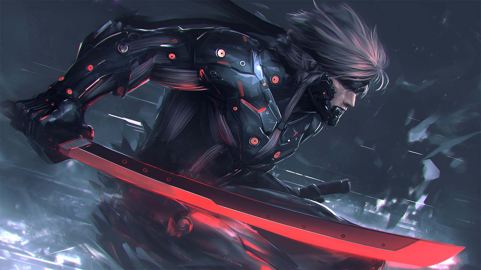 Metal Gear Rising Raiden Cyber Ninja Desktop Wallpaper 4K & HD