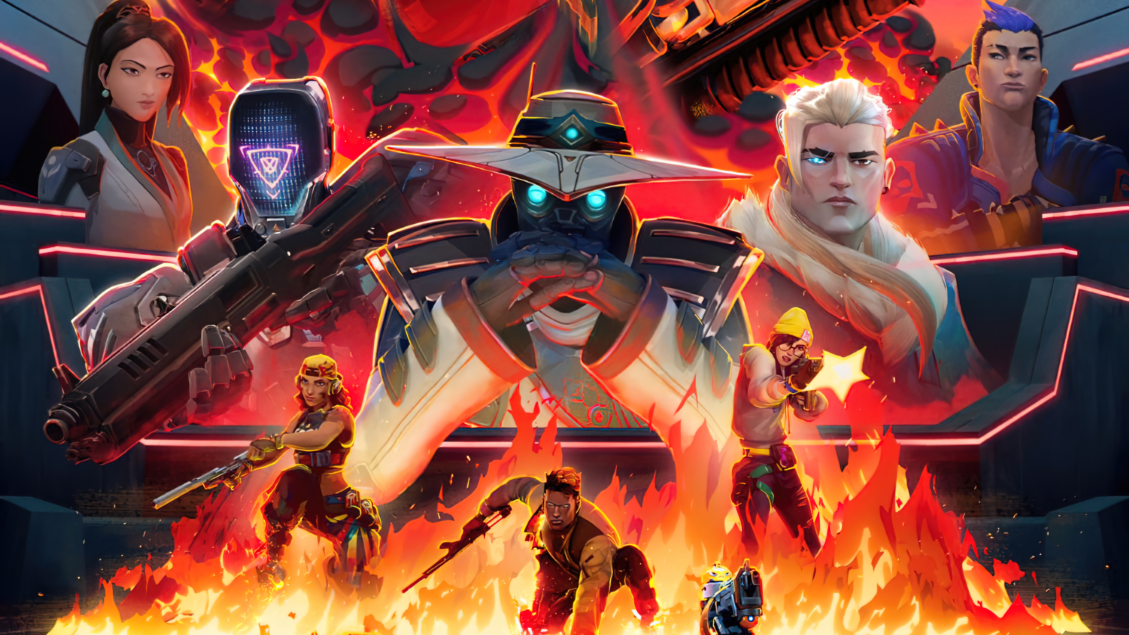 Valorant Warm Up Wallpaper 4K PC Desktop g