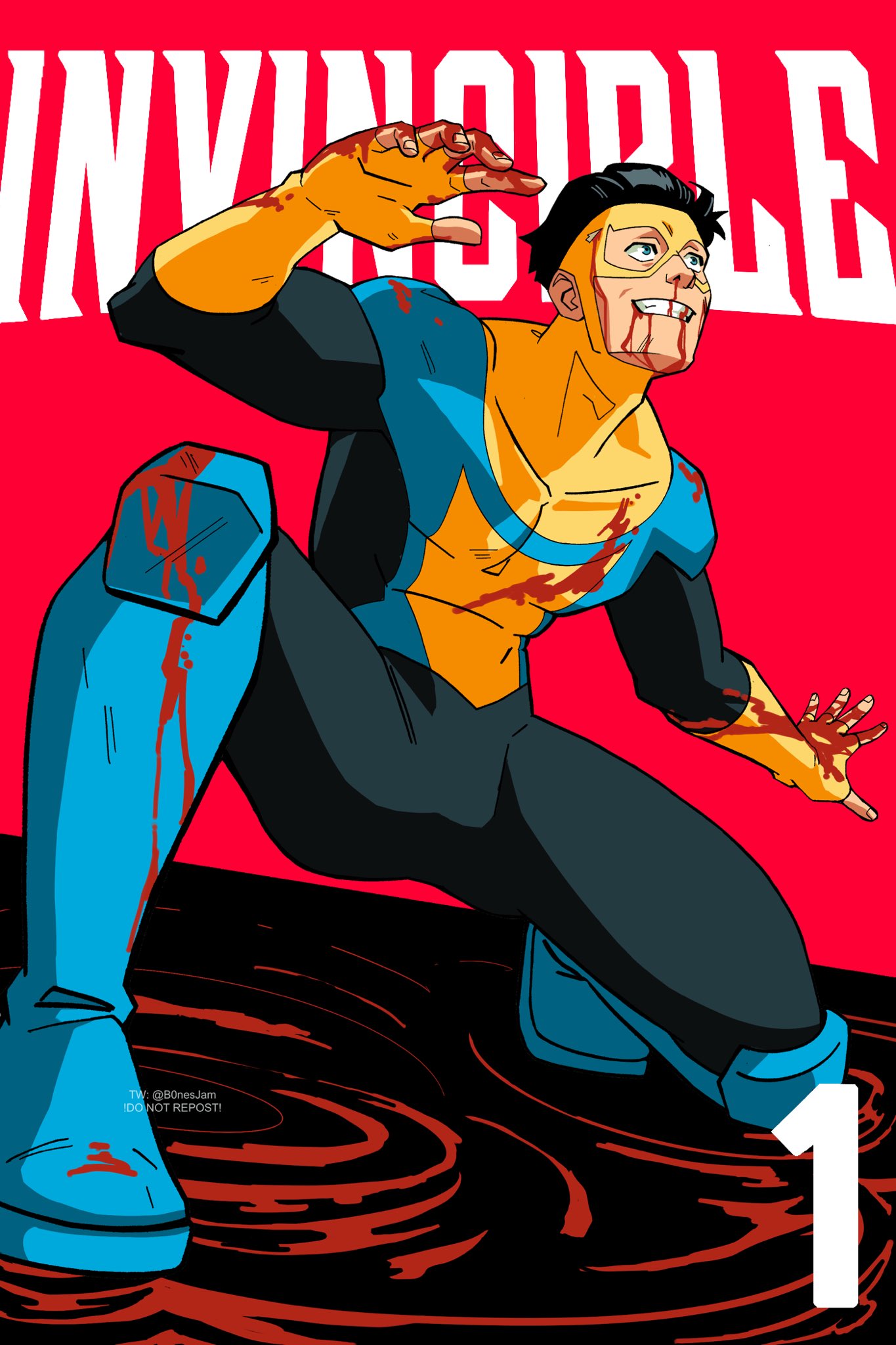 BonesJam if some Invincible variants got to have their own covers? Starting with my favorite boy ✨ #Invincible