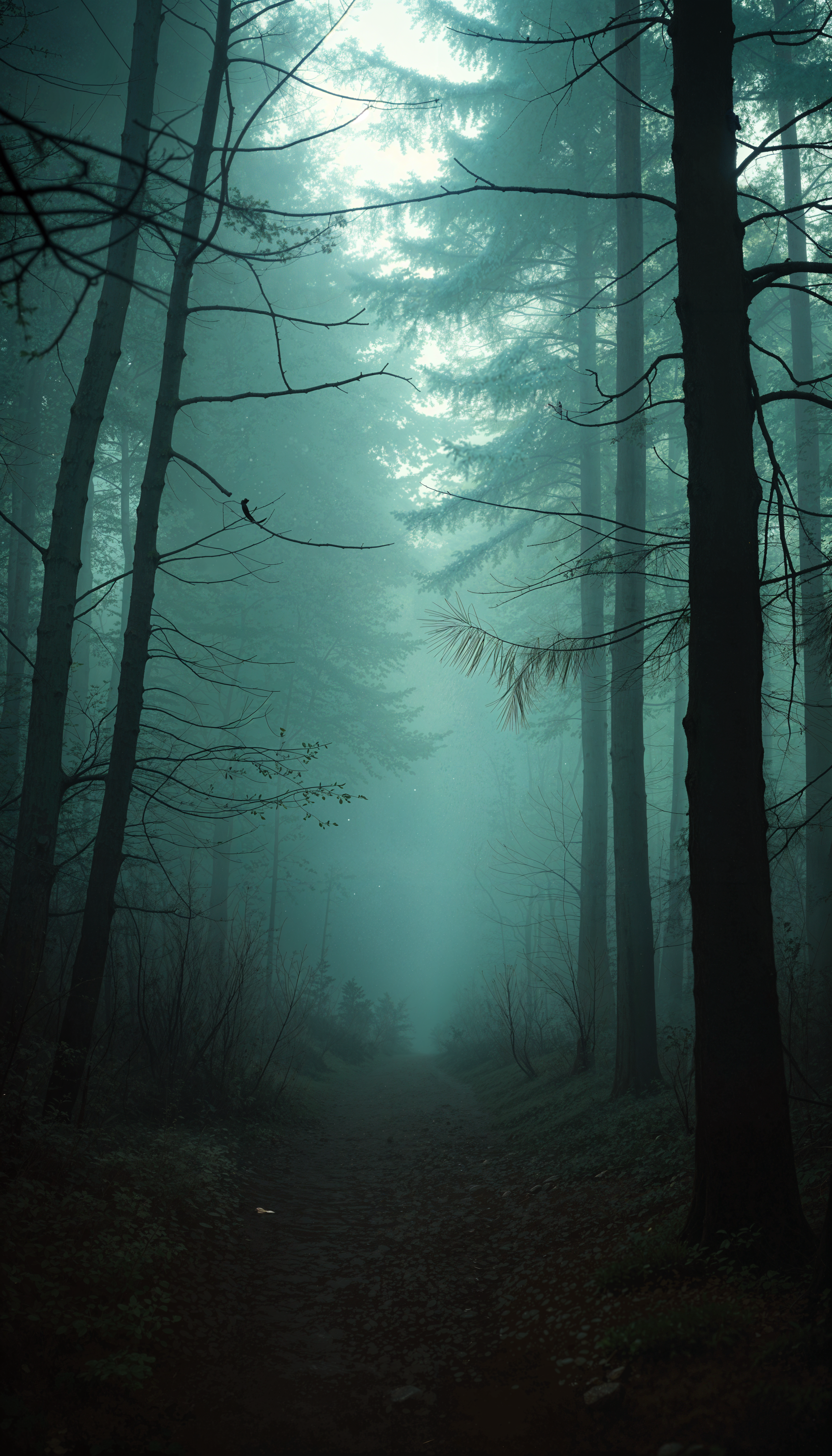 Spooky Forest Phone Wallpaper