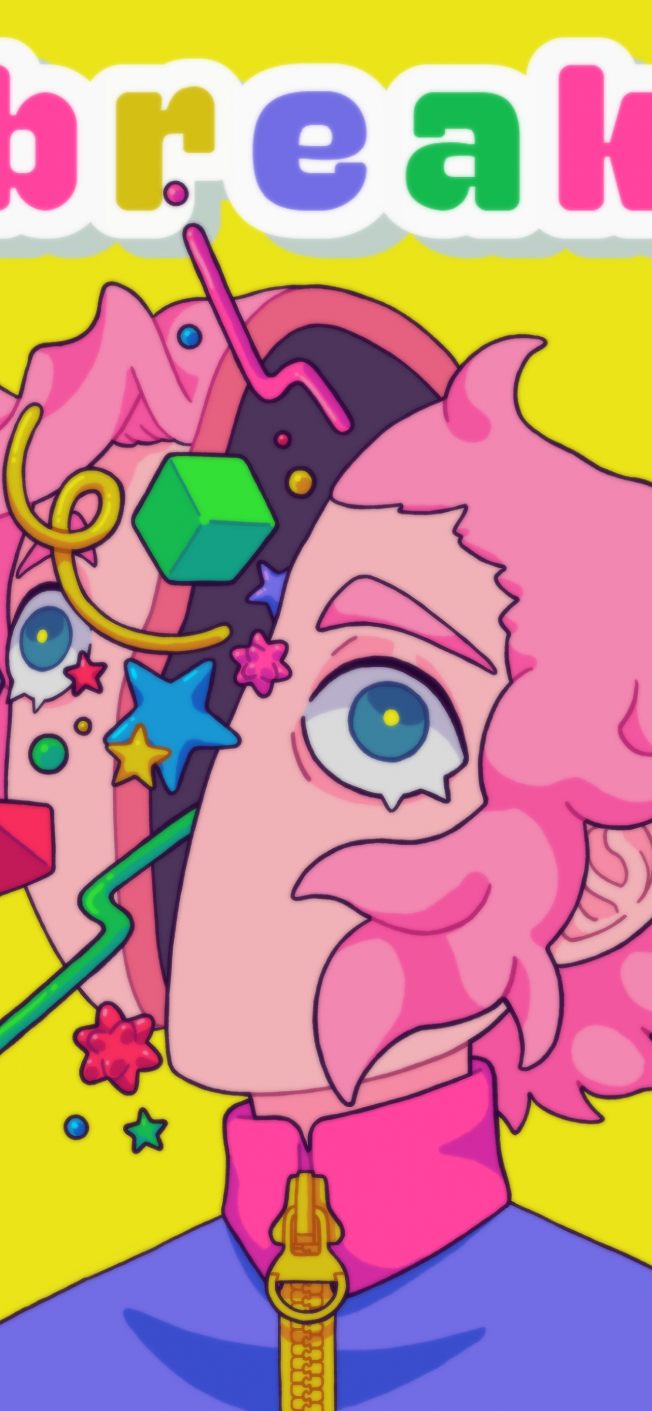 Weirdcore Wallpaper 4K, Reality, Yellow background