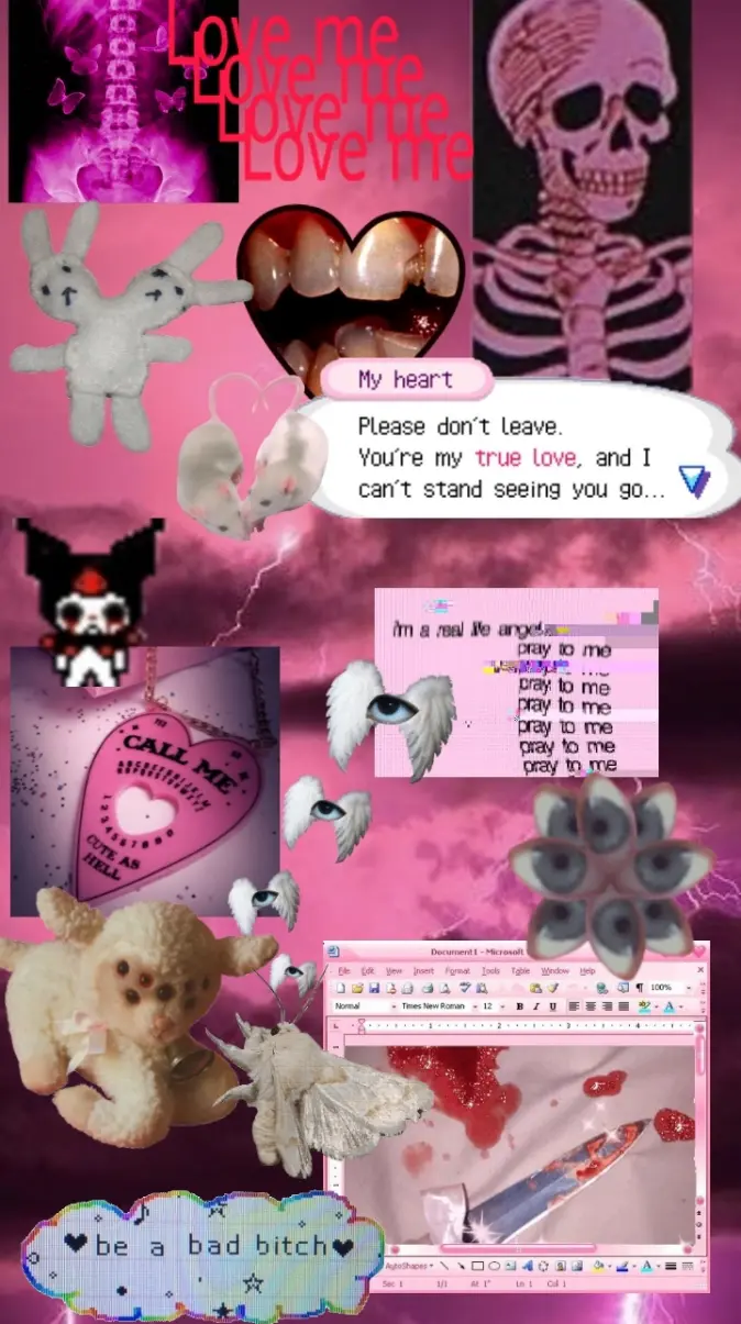 Cute weirdcore wallpaper