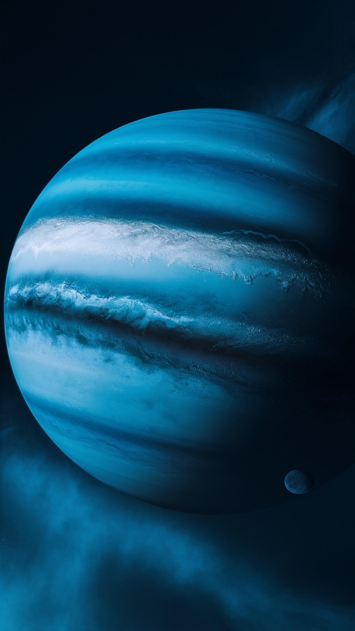 Download Neptune Atmosphere Planet. Royalty Free Stock Illustration Image