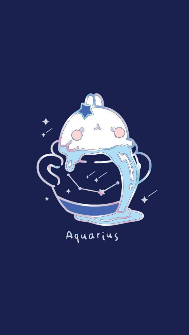 Download free Cute Aquarius Molang Wallpaper