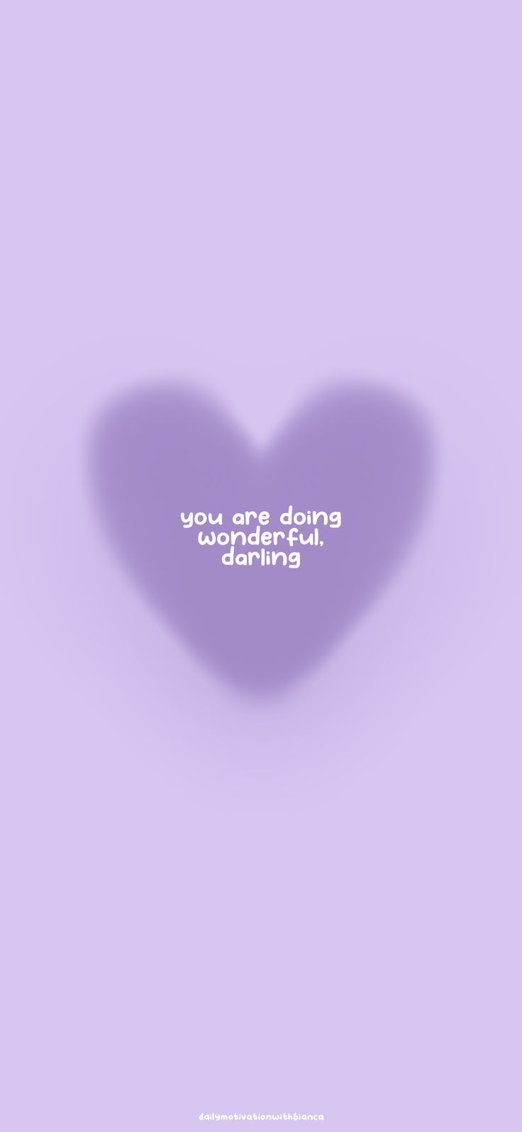 Motivational & Positive Pastel Purple Aesthetic Wallpaper. iPhone Background & Lockscreen