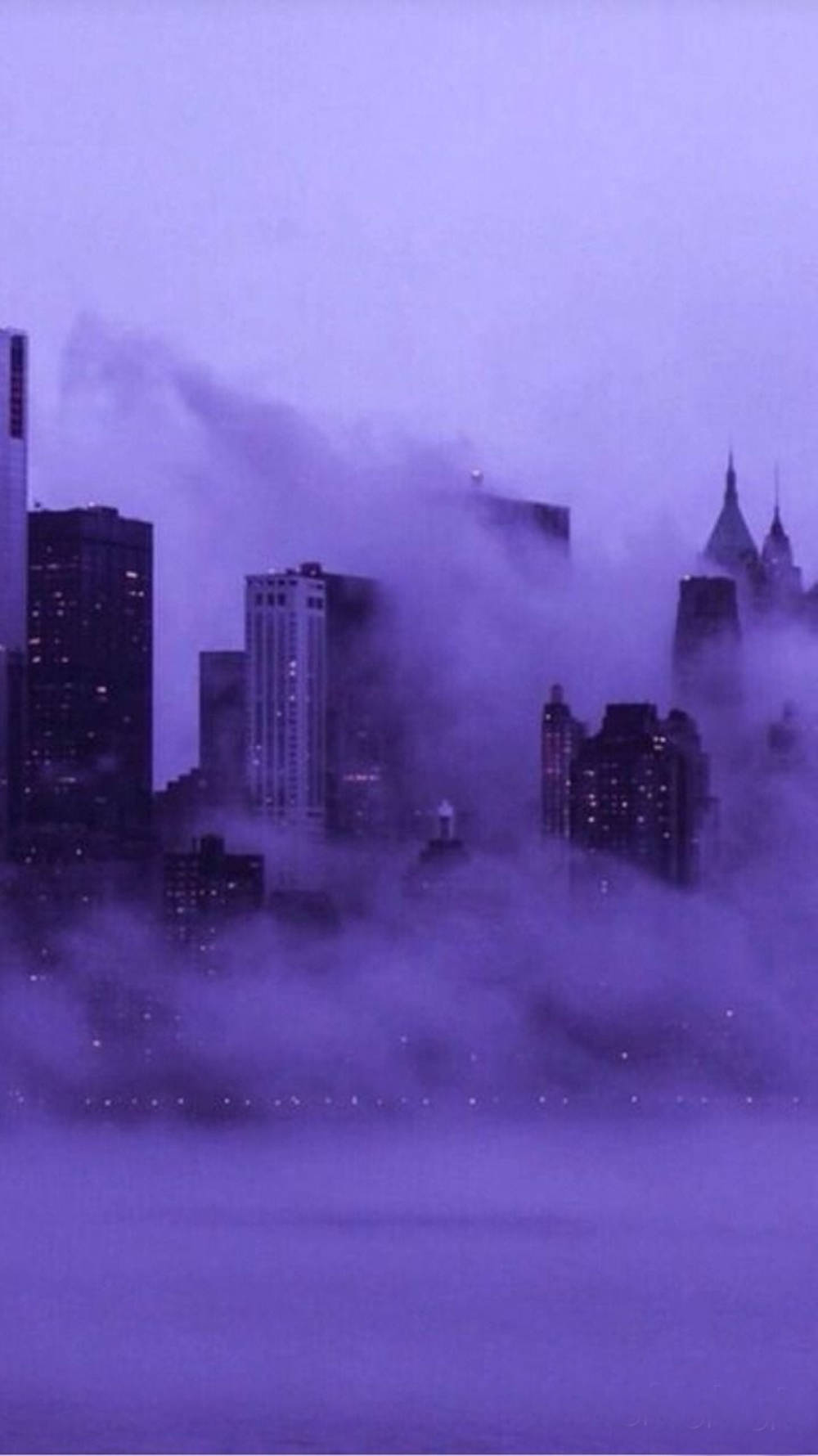 Purple Aesthetic iPhone Wallpaper