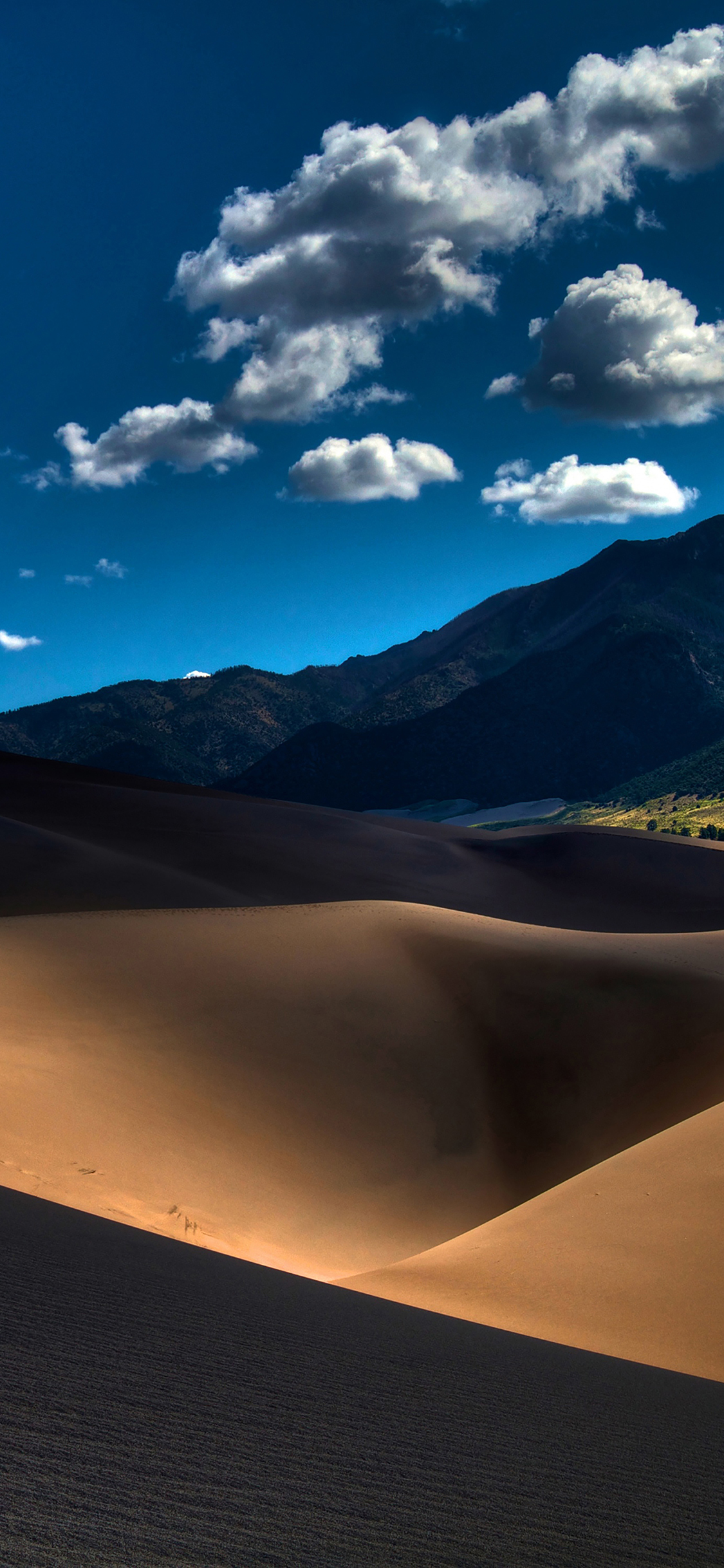 line in sand desert mountain nature