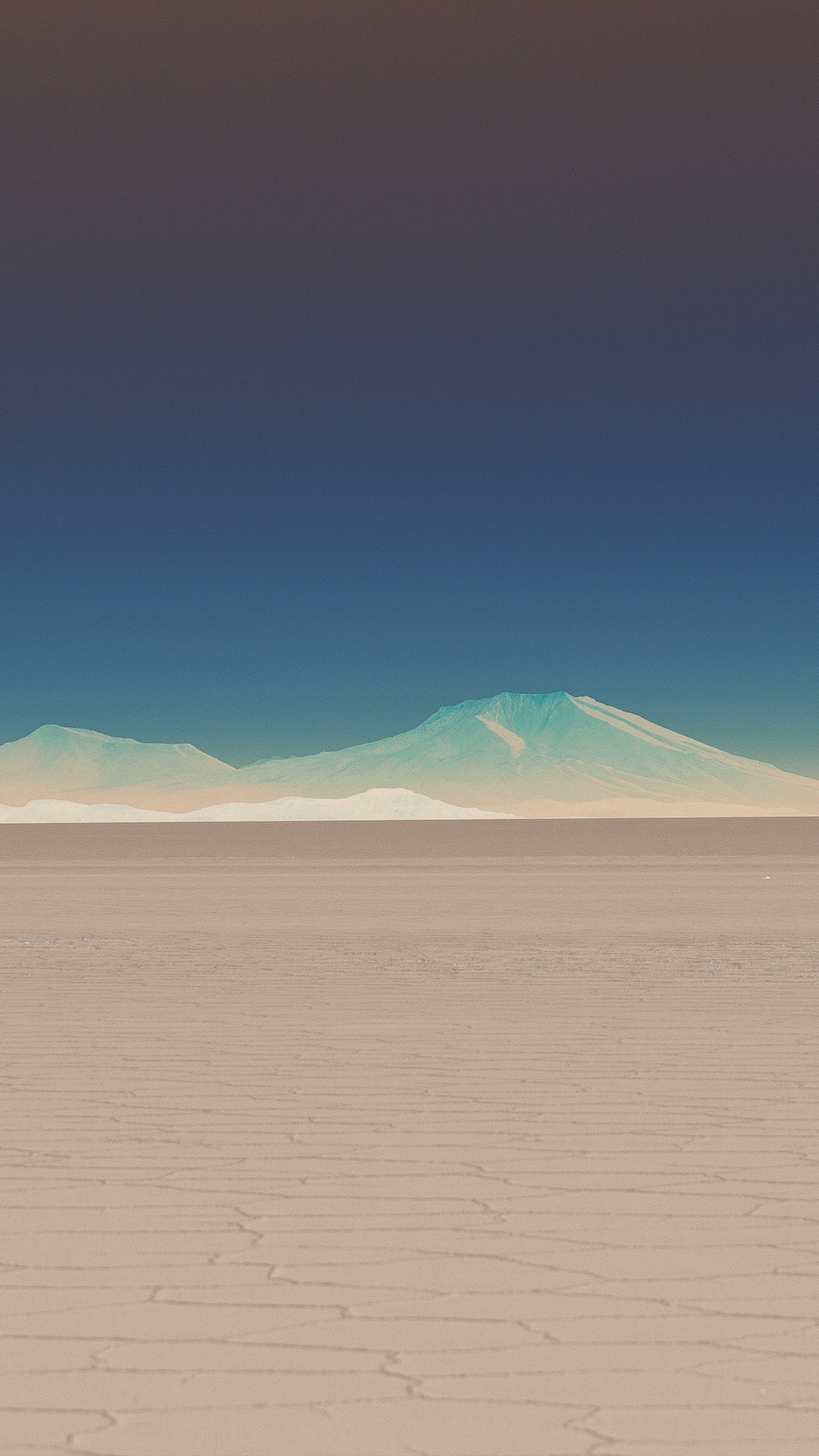 iPhone X wallpaper. dessert mountain nature calm dawn inverted