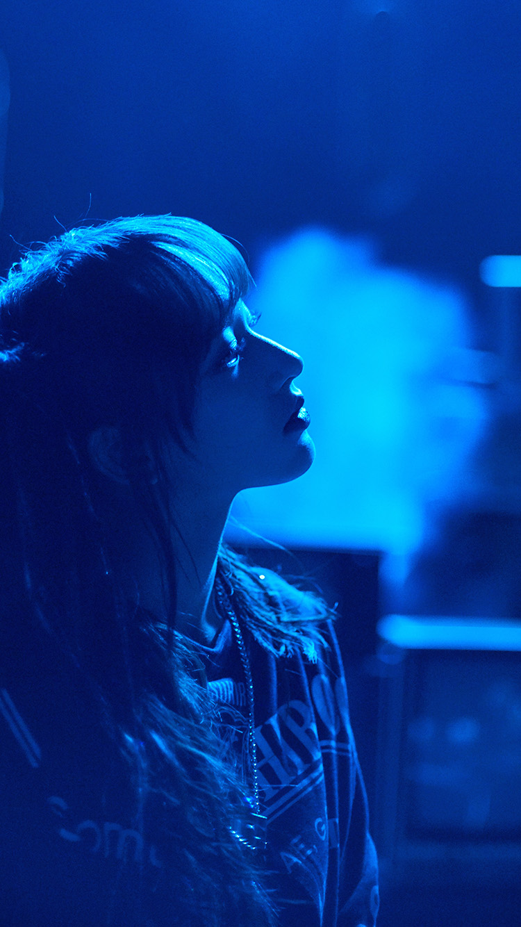 iPhone X wallpaper. blue kpop girl sungso