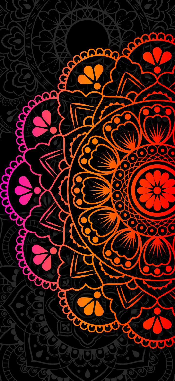 Fondos de pantalla. Mandala wallpaper, Flower iphone wallpaper, Abstract art wallpaper