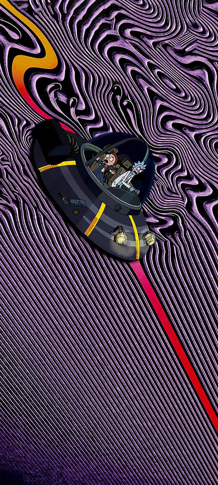 RICK AND MORTY IOS 16 WALLPAPER