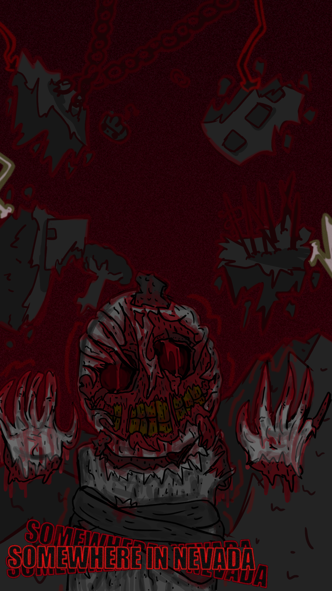 Did this Madness combat wallpaper for my phone :D