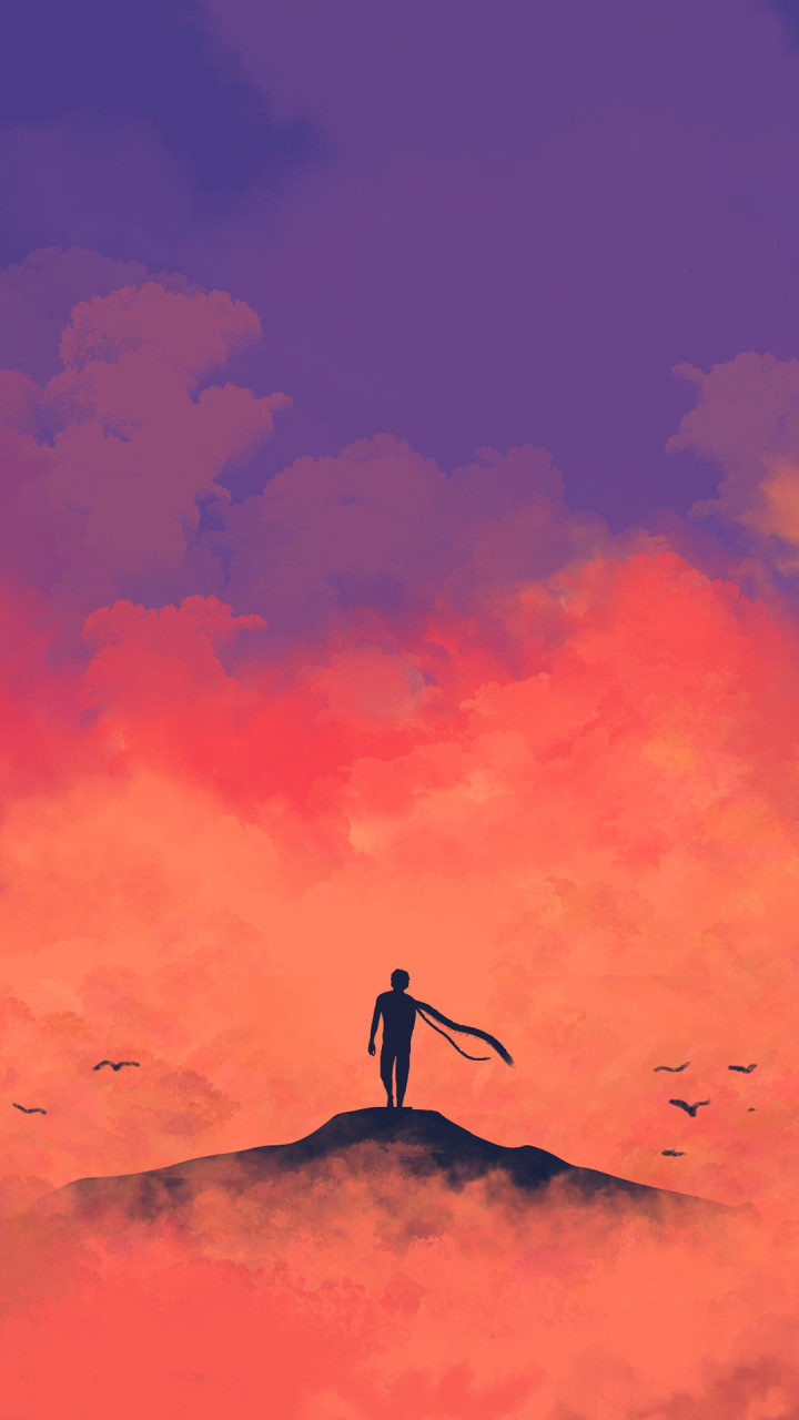 Anime Minimalist Wallpaper 3840x1920 64350