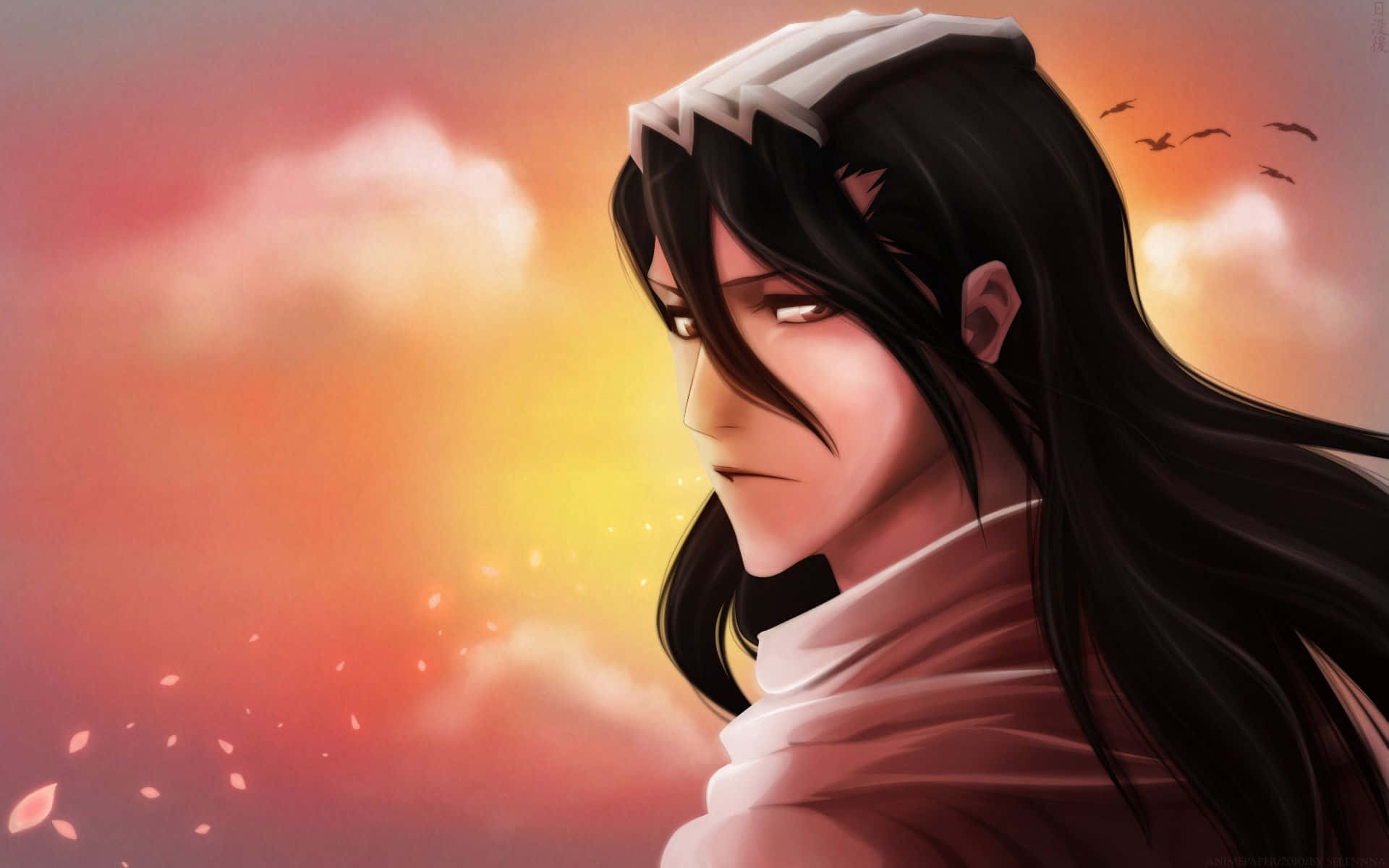 Download Byakuya Kuchiki from Bleach manga series Wallpaper