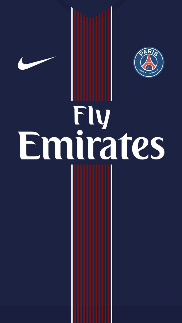 Paris Saint Germain (PSG), Fly Emirates Wallpaper for iPhone 11, Pro Max, X, 8, 7, 6