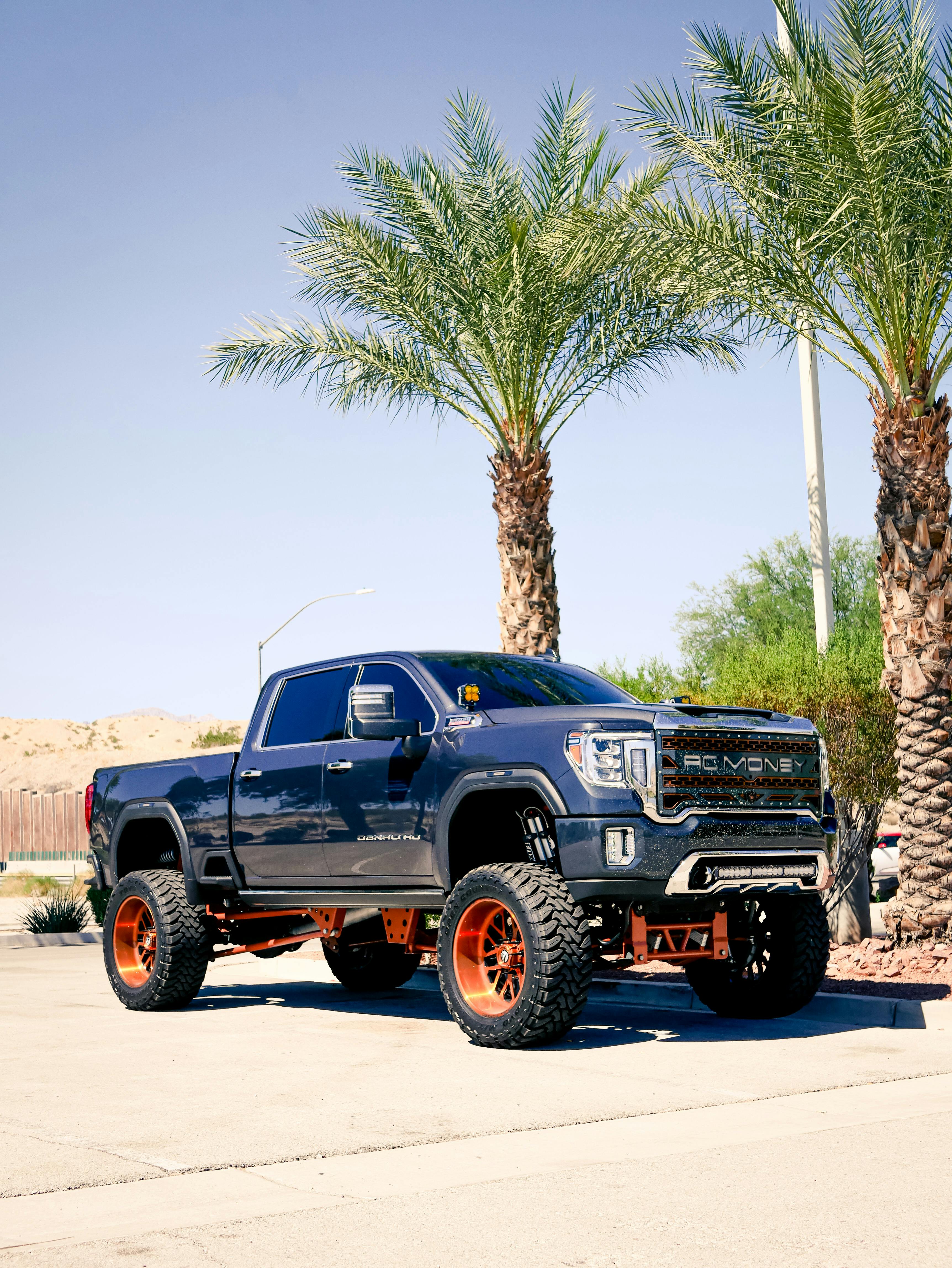 Black GMC Sierra Pick Up Car · Free