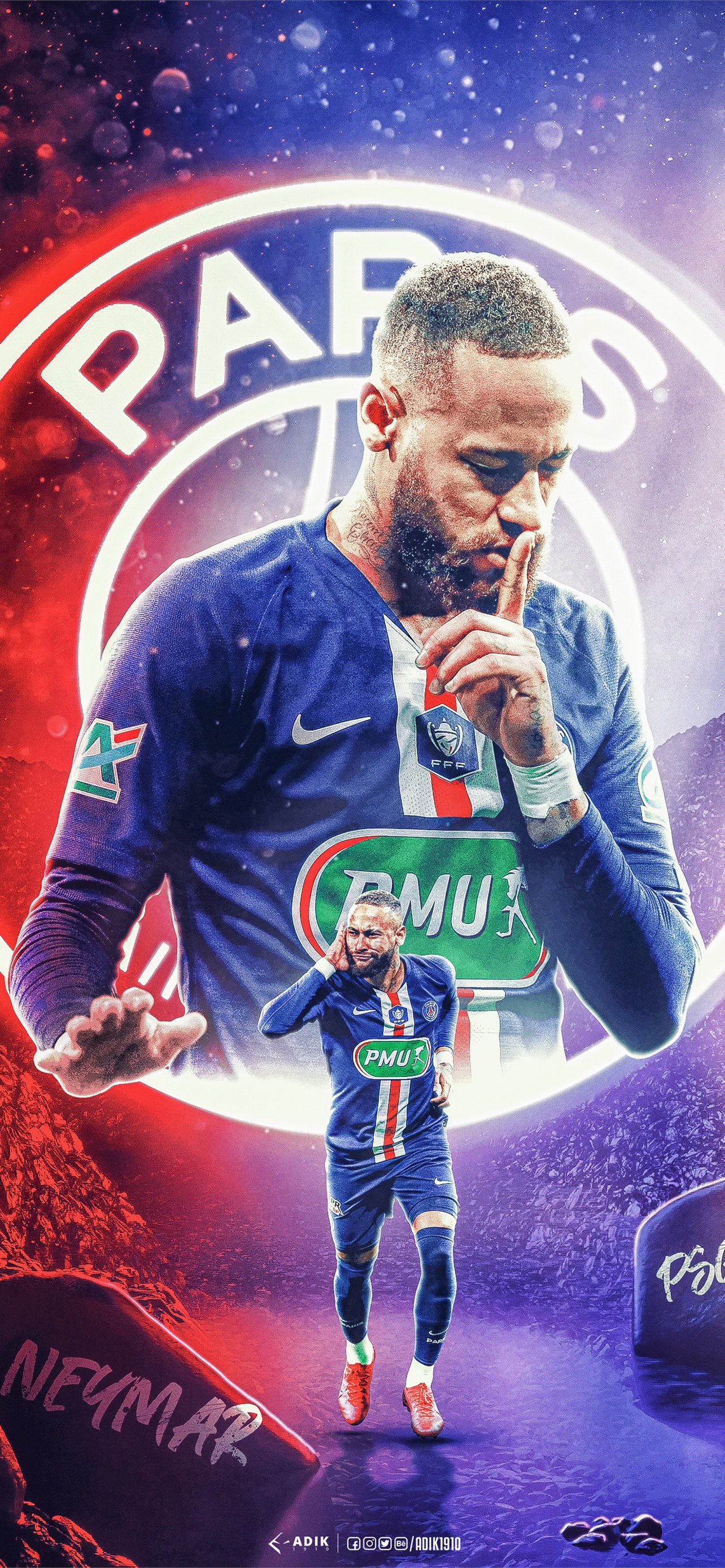 Best Neymar psg iPhone HD Wallpaper