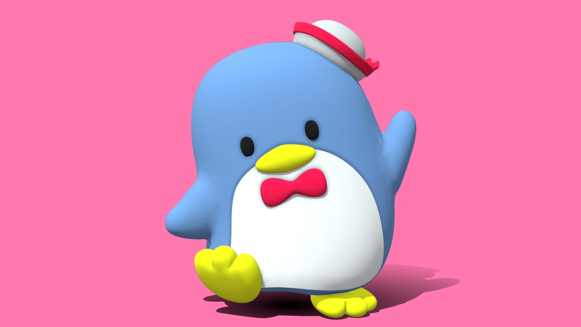 Sanrio Tuxedo Sam 3D Model Free 3D model by Jacob Berger [2c715aa]