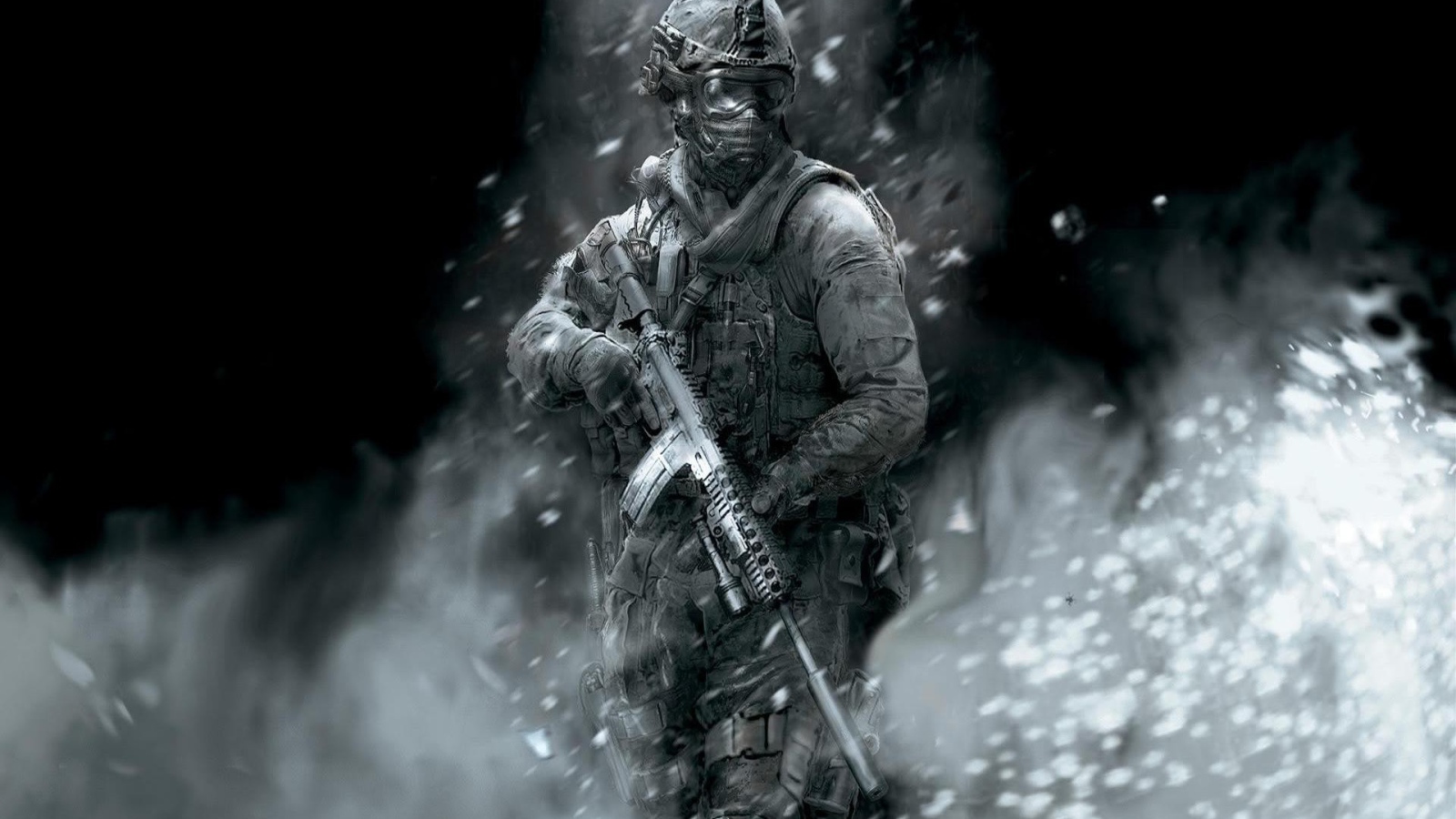 call of duty: ghosts the ghost soldier Desktop wallpaper 1600x900