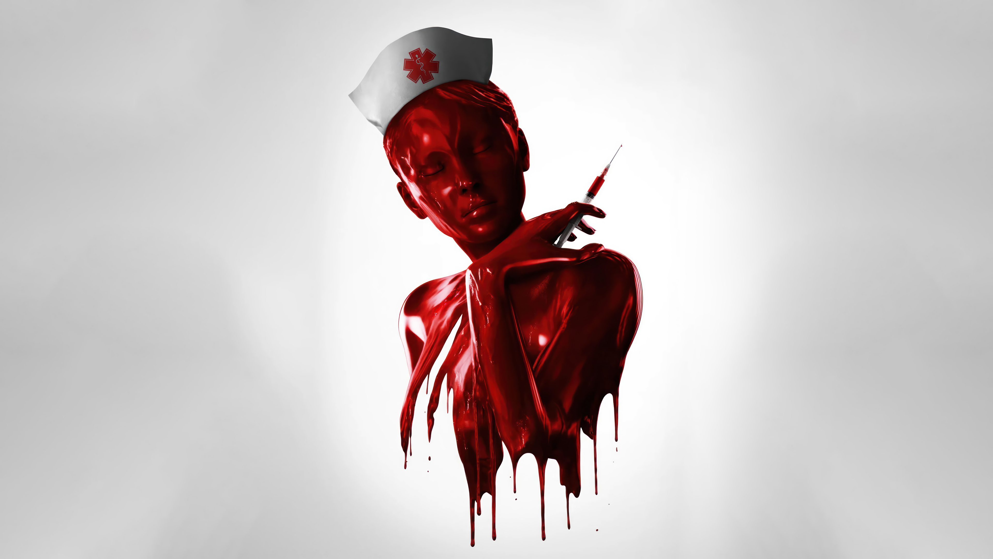 Saw X Nurse Horror Movie Poster Wallpaper 4K HD PC m