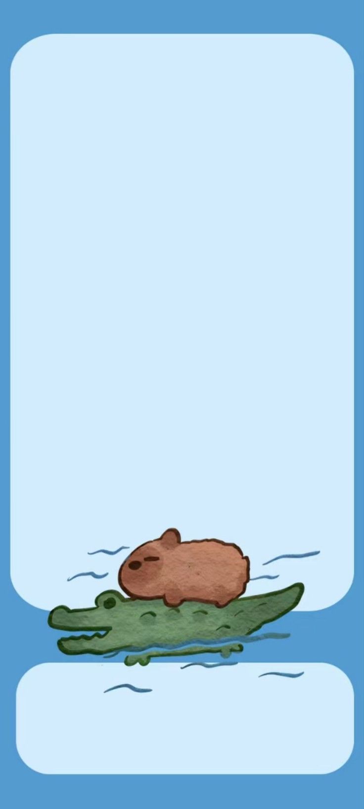 Cute Capybara Wallpaper 4K for iPhone, iPad, Laptop, PC